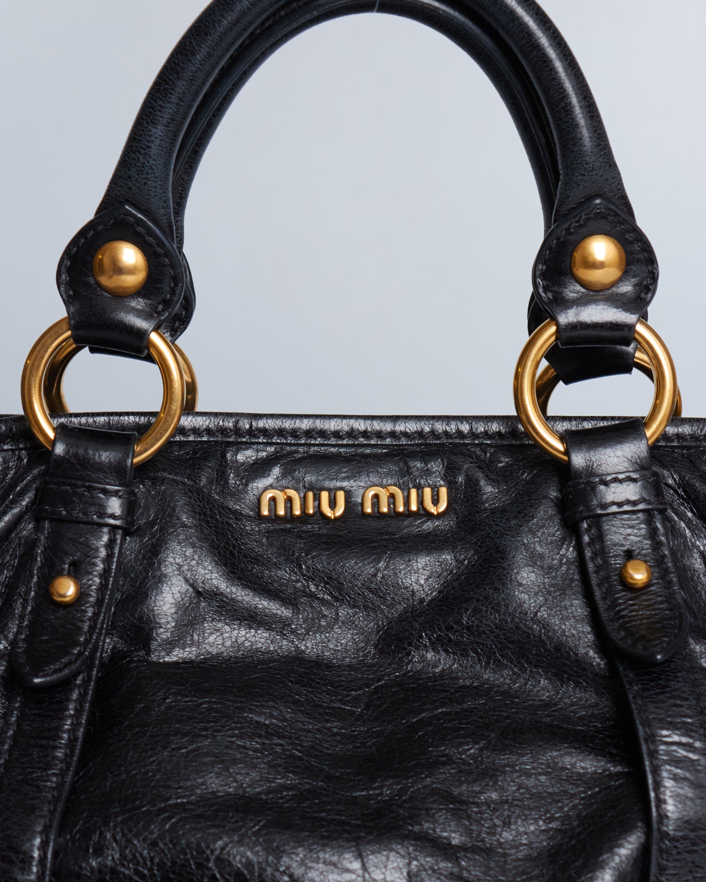 Miu Miu Vitello Lux Bow Bag