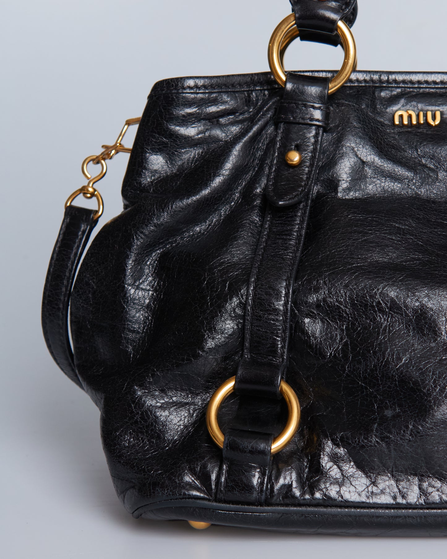 Miu Miu Vitello Lux Bow Bag