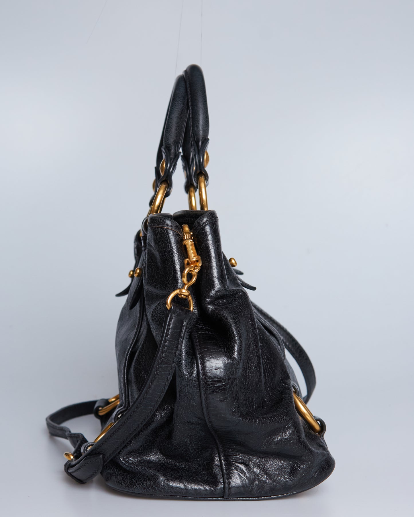 Miu Miu Vitello Lux Bow Bag