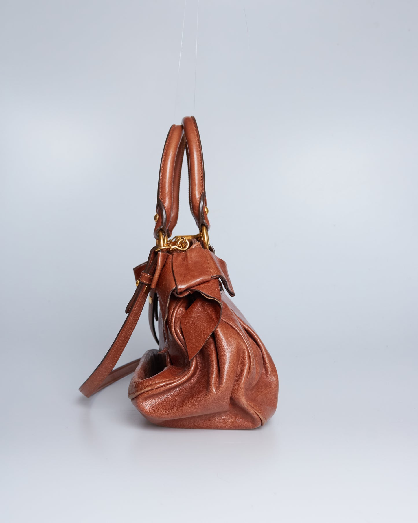 Miu Miu Vitello Lux Bow Bag Mini