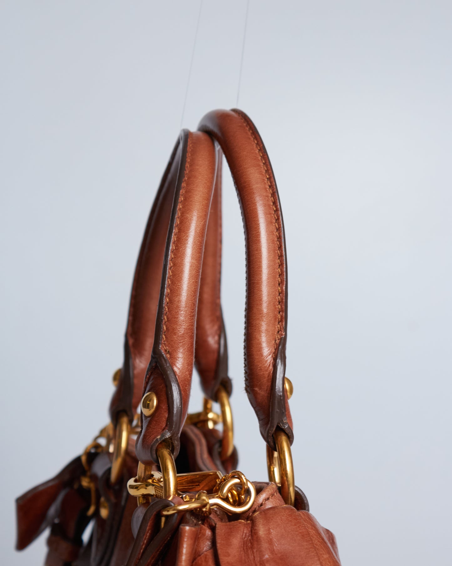 Miu Miu Vitello Lux Bow Bag Mini