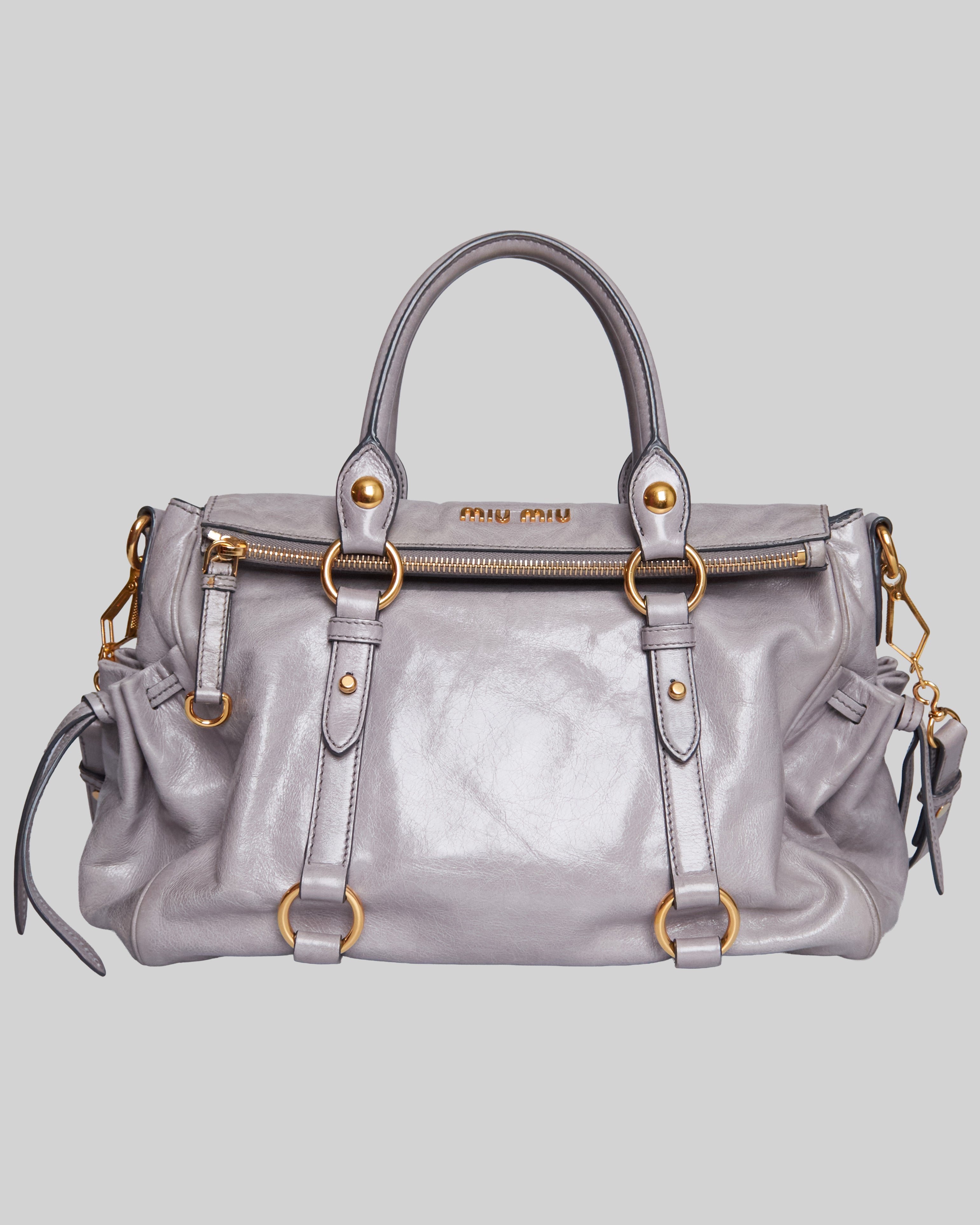 バッグ miu miu vitello lux hand Bag Miu Miu Blue Vitello Lux Bow Small Handbag ○ Labellov