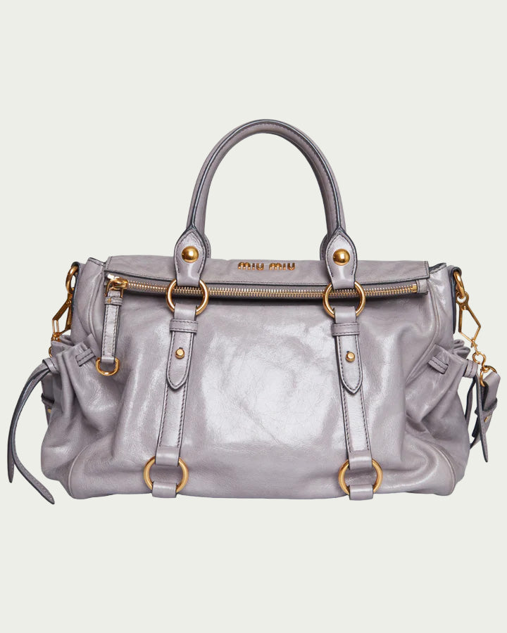 Miu Miu Vitello Lux Bow