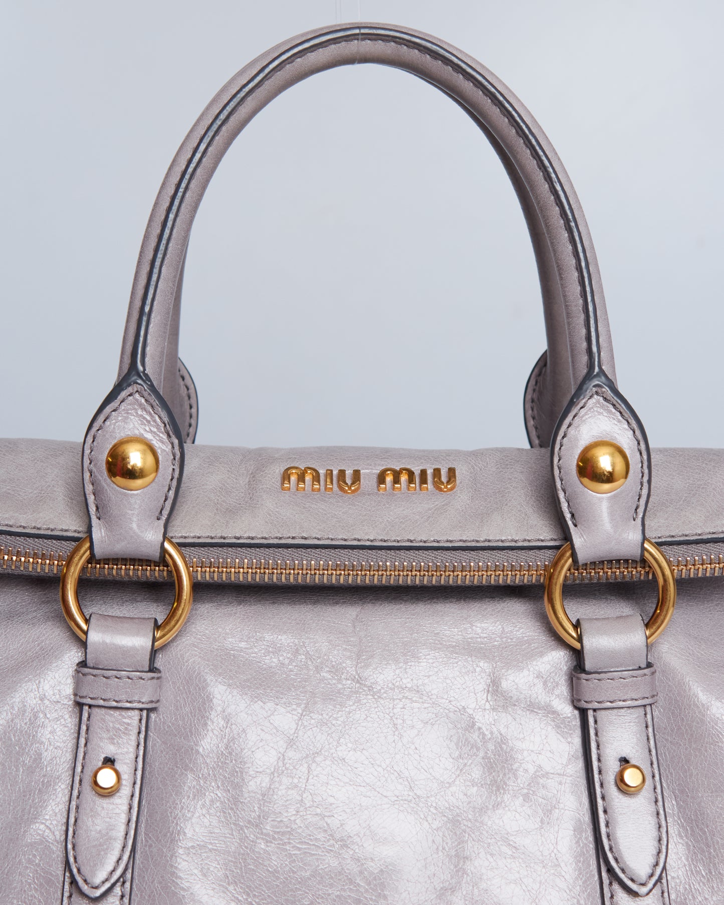 Miu Miu Vitello Lux Bow
