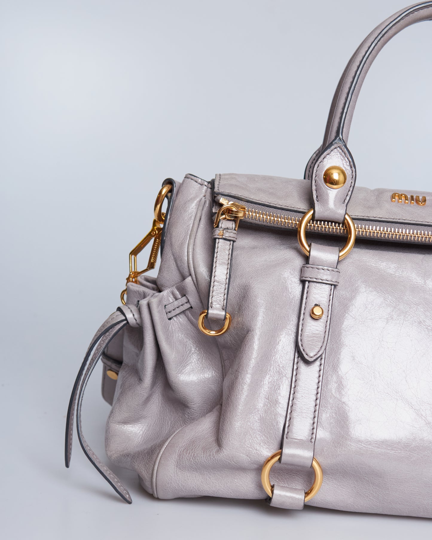 Miu Miu Vitello Lux Bow