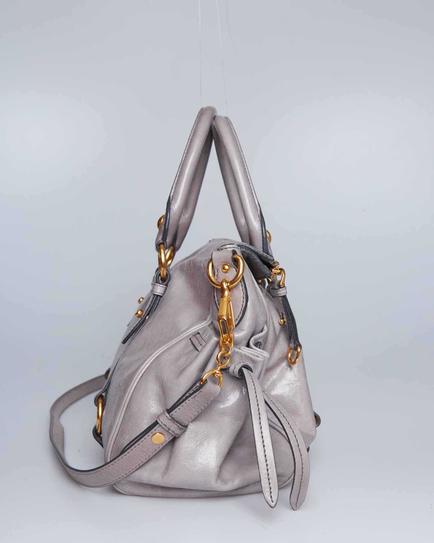 Miu Miu Vitello Lux Bow