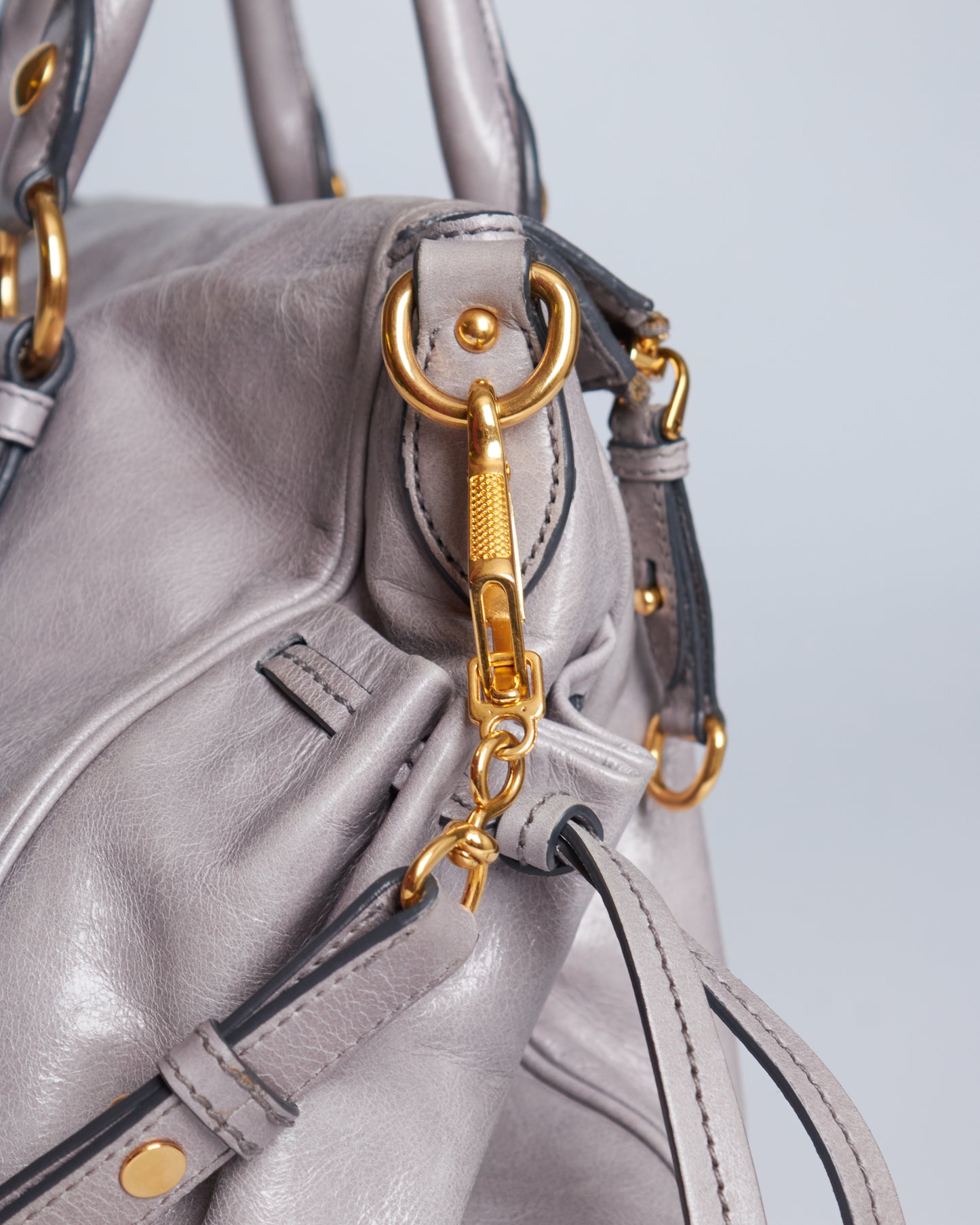 Miu Miu Vitello Lux Bow