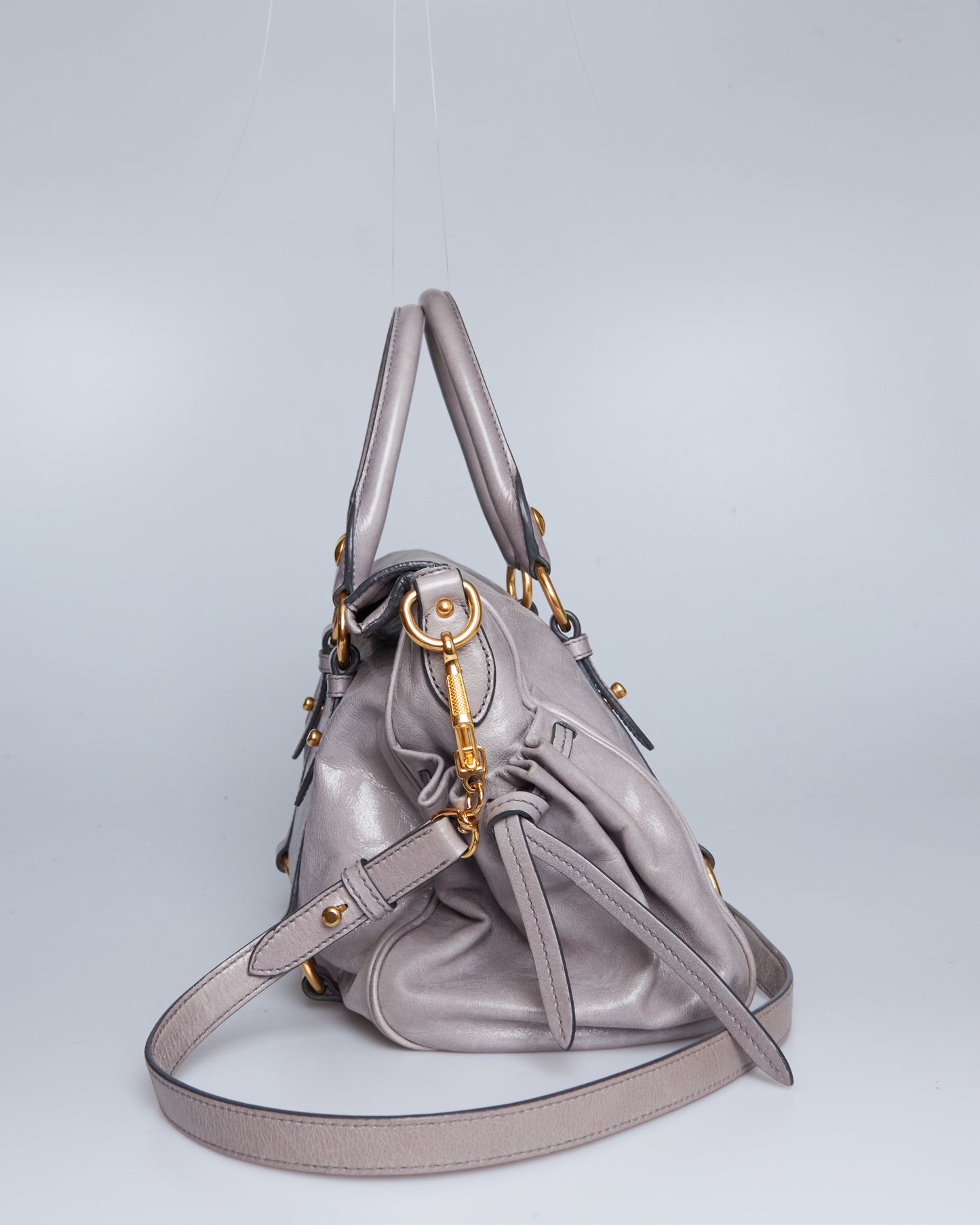 Miu Miu Vitello Lux Bow