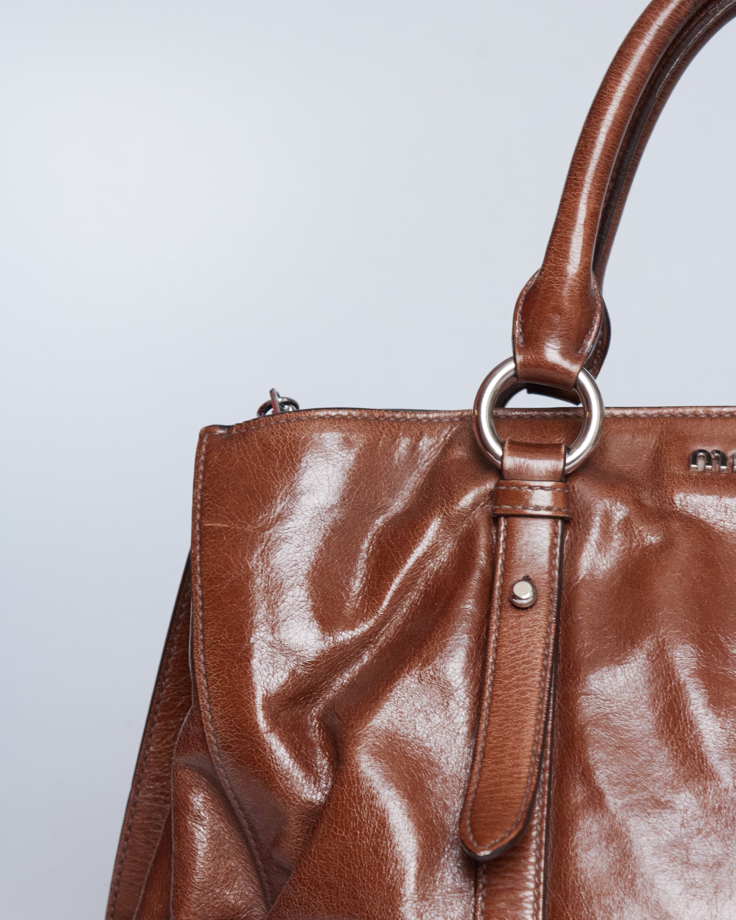 Miu Miu Vitello Lux Bow Bag