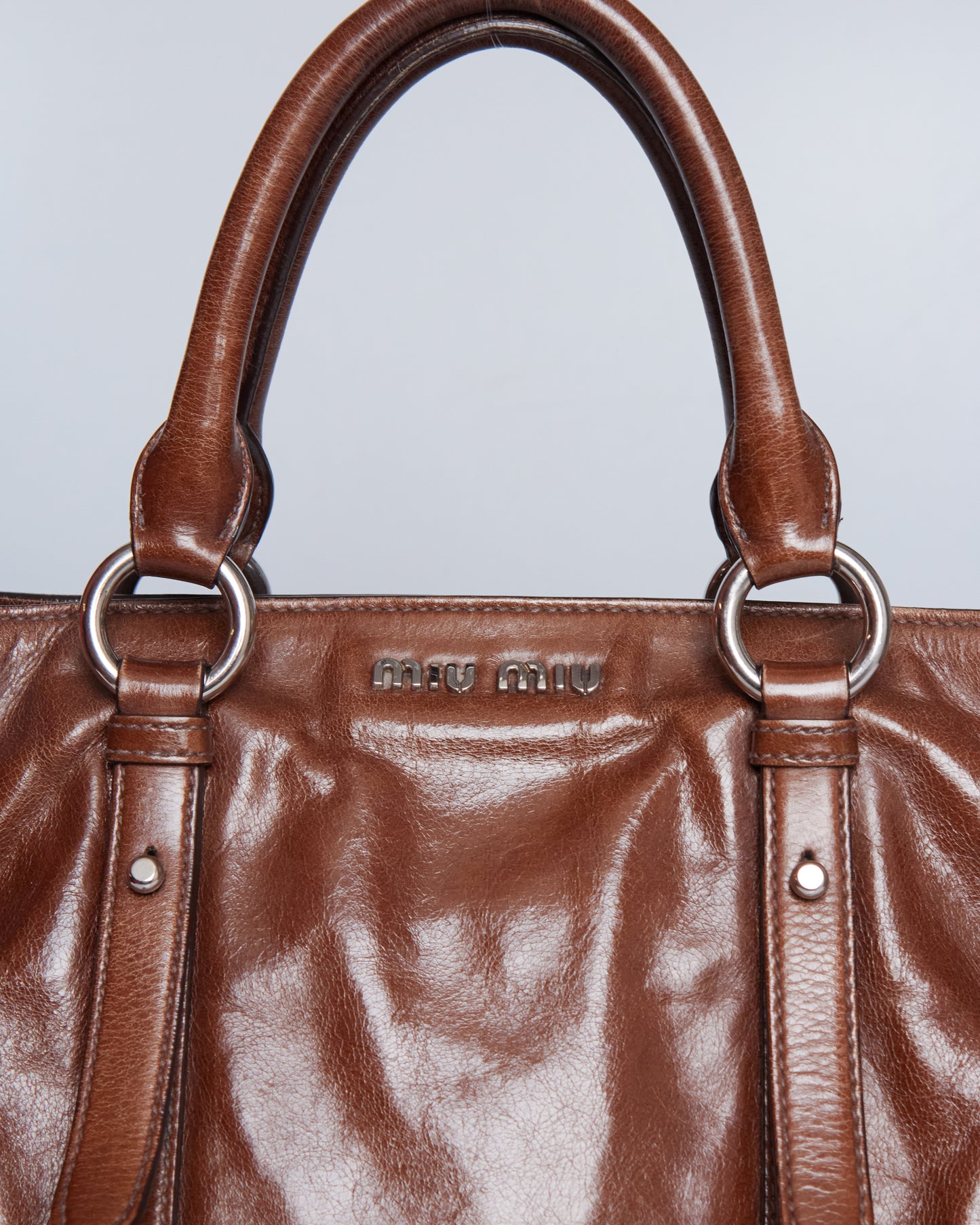 Miu Miu Vitello Lux Bow Bag