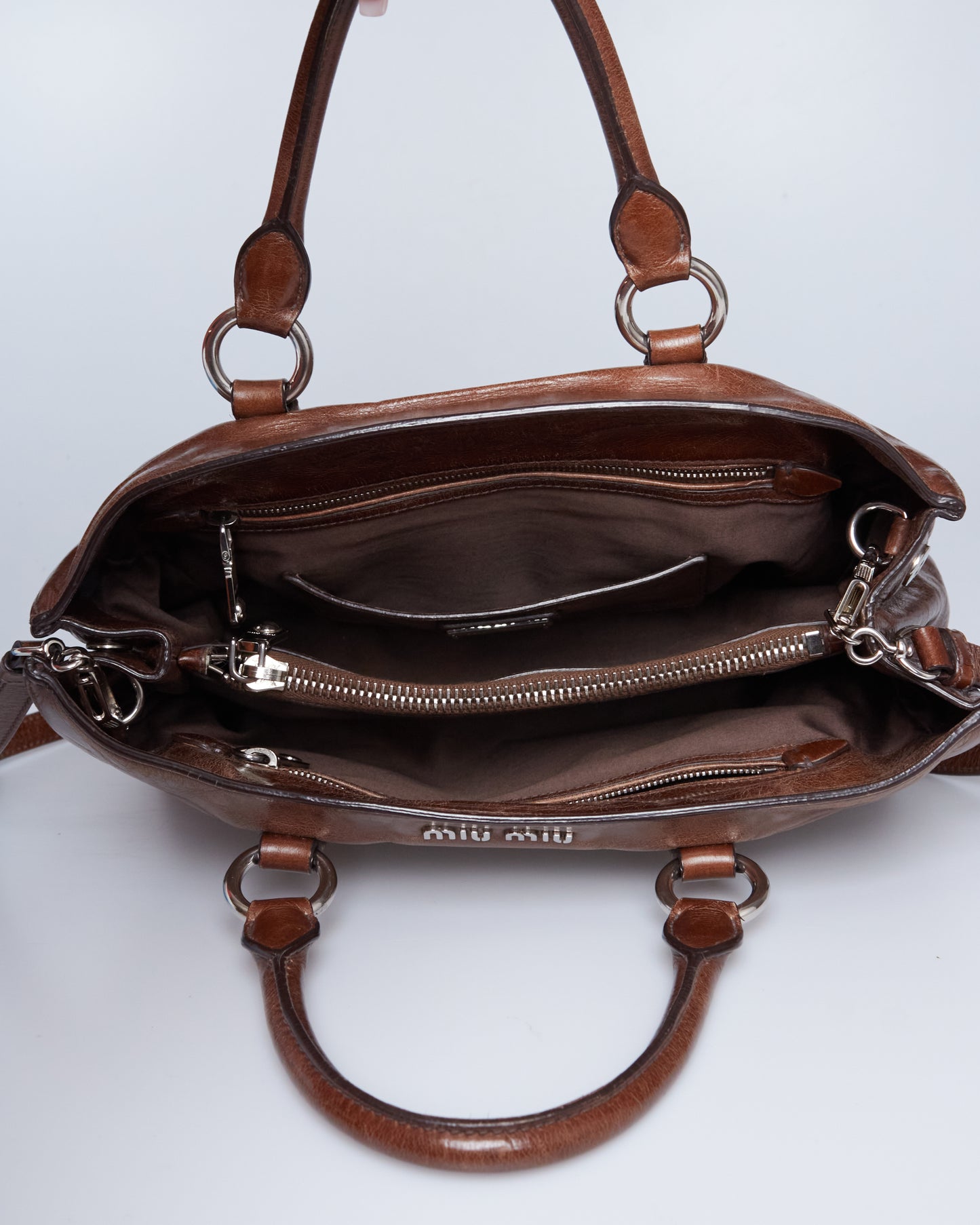 Miu Miu Vitello Lux Bow Bag