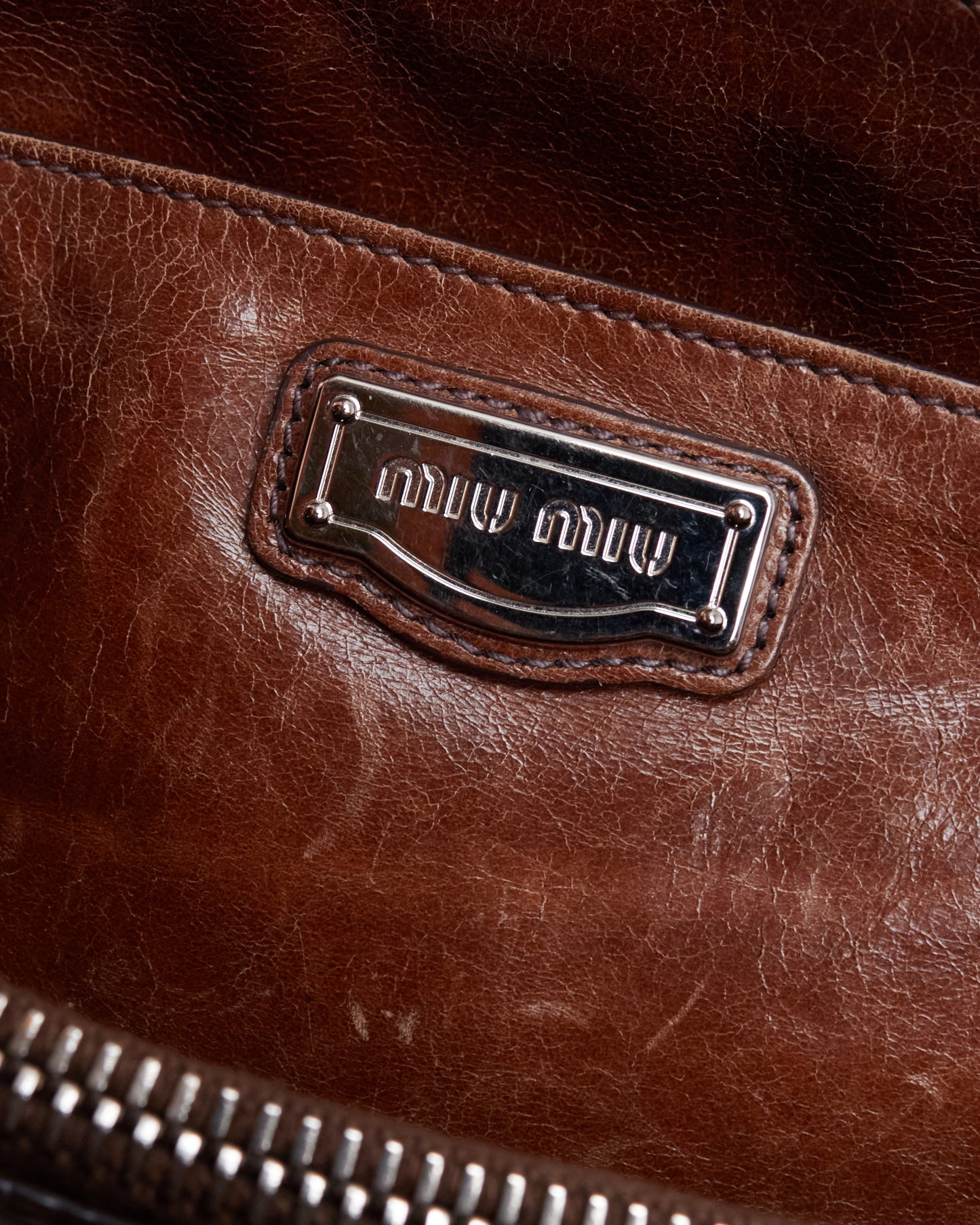 Miu Miu Vitello Lux Bow Bag