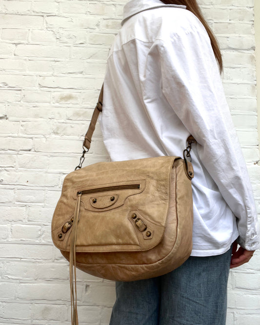 Balenciaga Motocross Classic Folk Bag