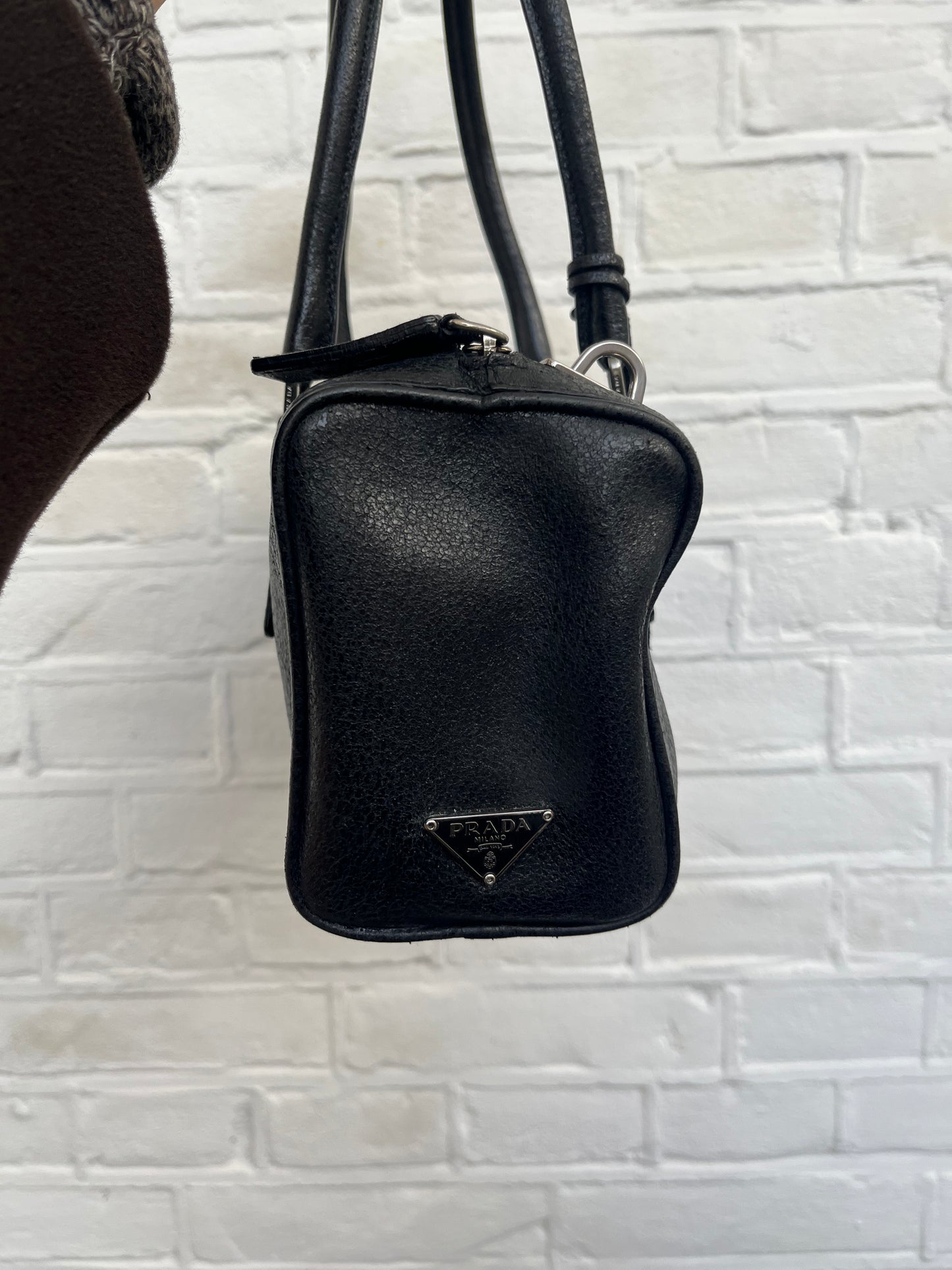 Prada Saffiano Leather Sports Handbag