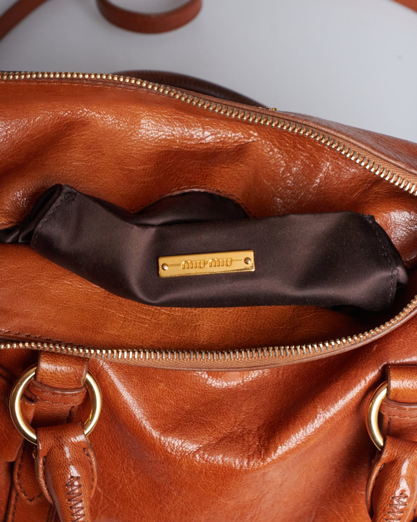 Miu Miu Vitello Lux Bow Bag Mini