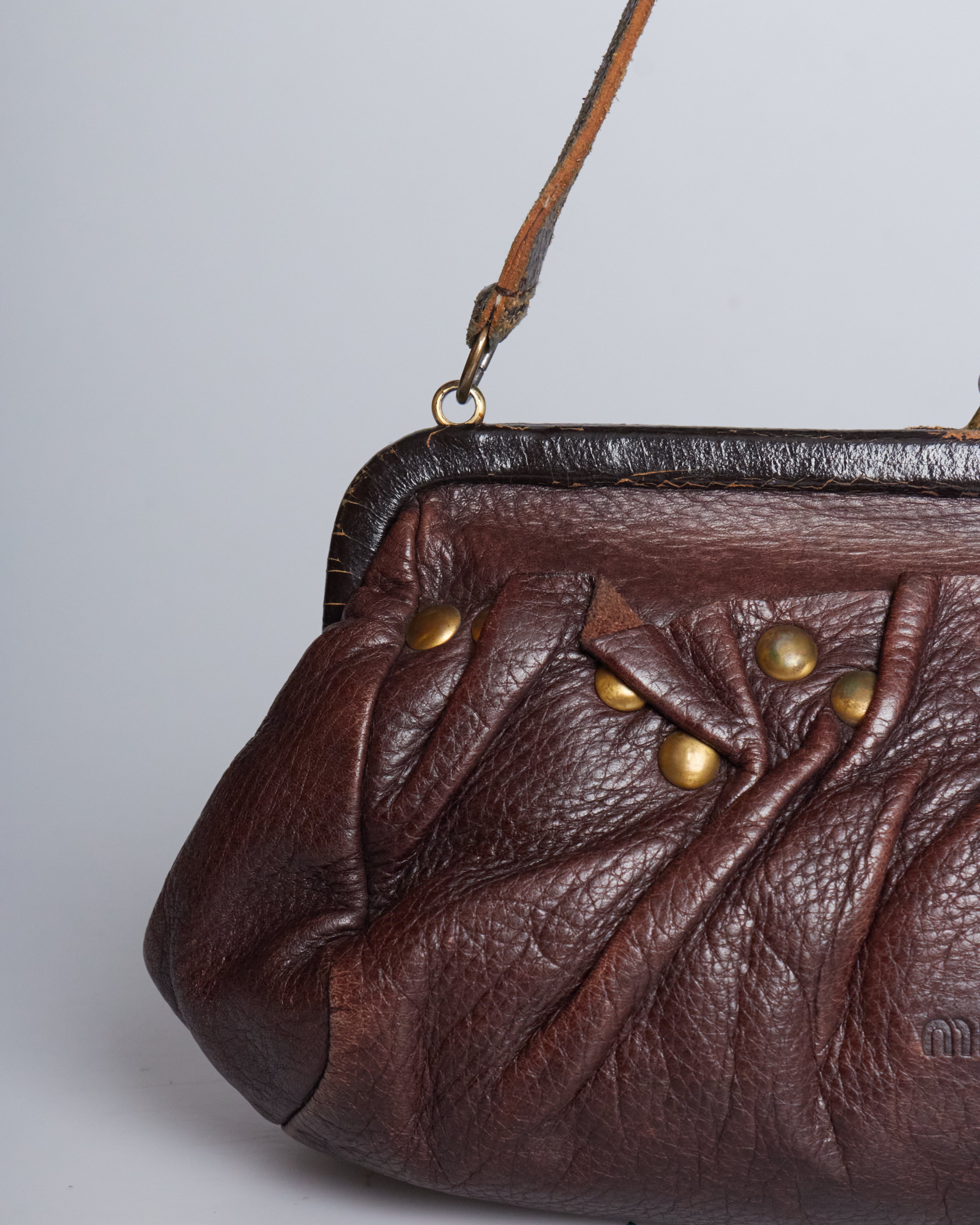 Miu Miu Kiss-Lock Frame Bag – Amber Handbags