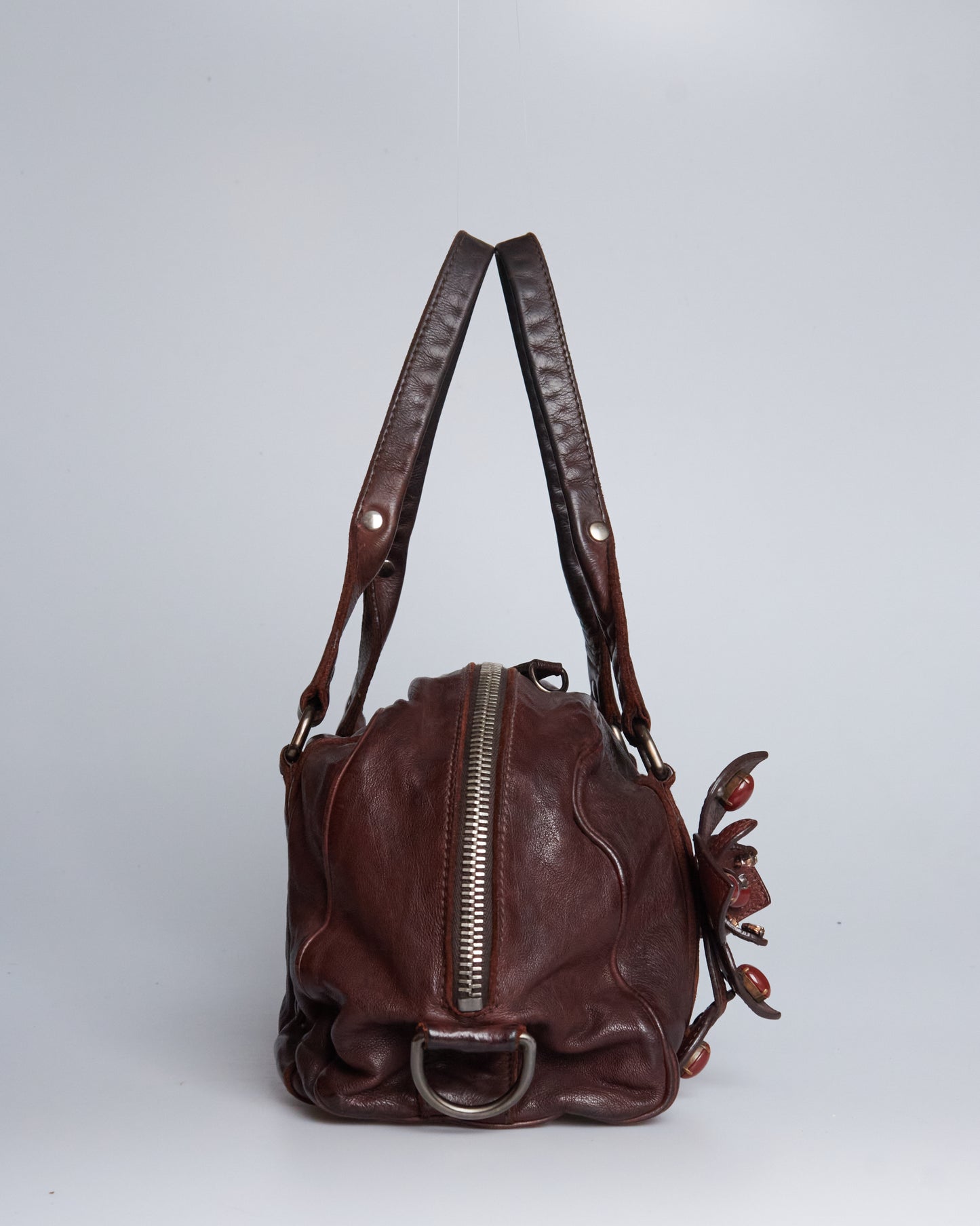 Miu Miu Flower Charm Shoulder Bag