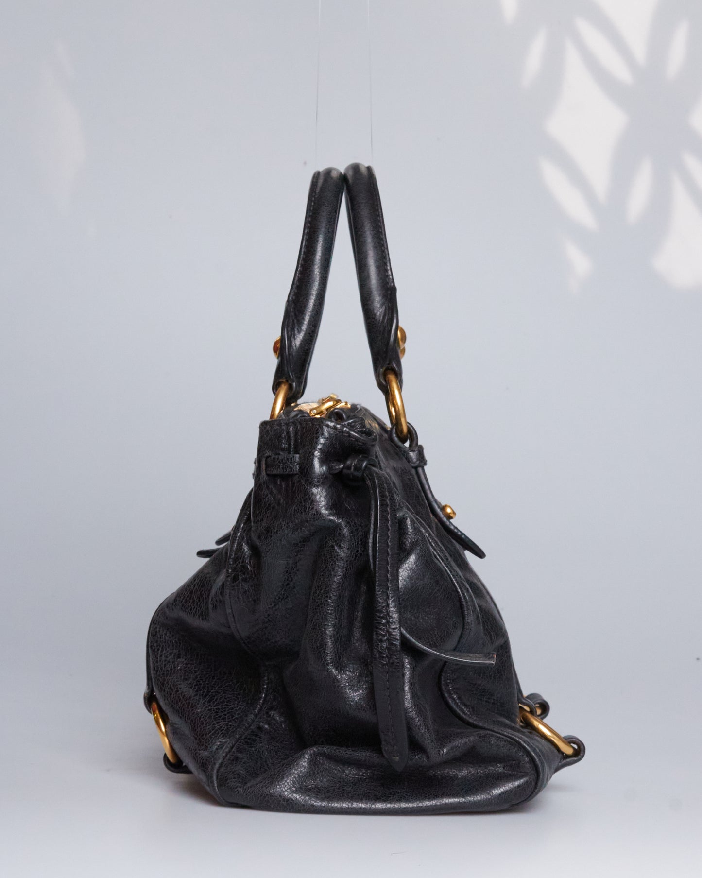 Miu Miu Vitello Lux Bow Bag