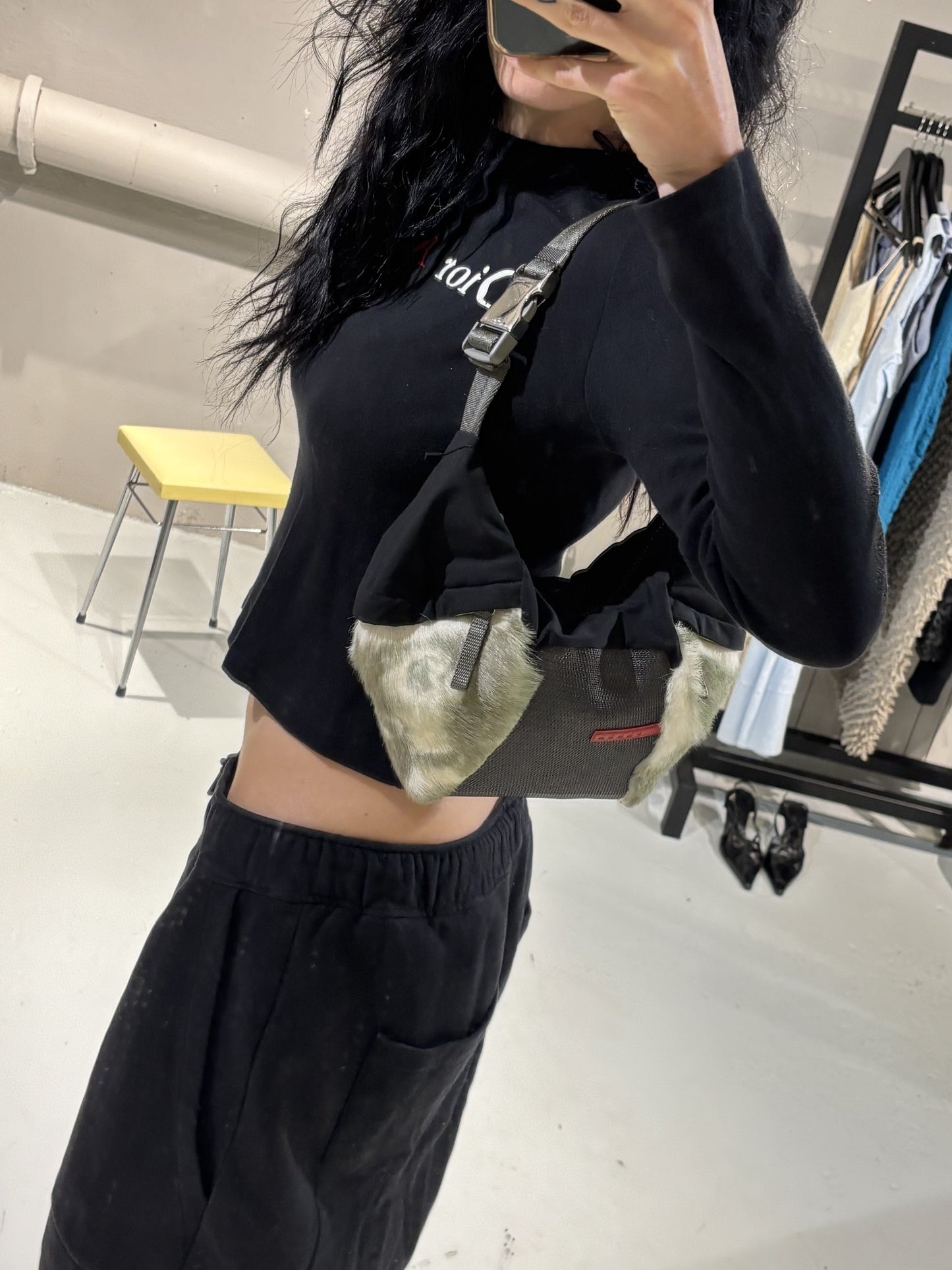 Prada 1999 Goat Fur Bag