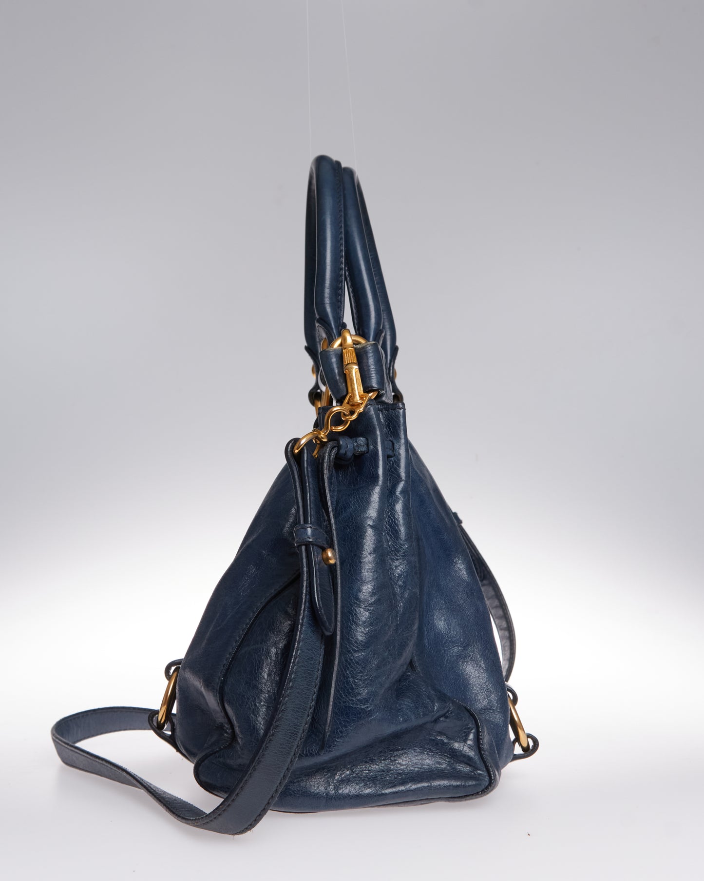 Miu Miu Vitello Lux Bow