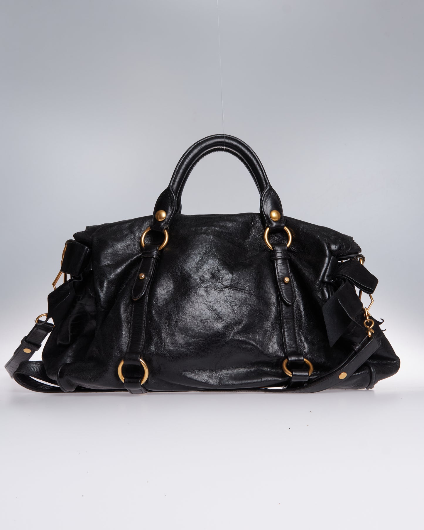 Miu Miu Vitello Lux Bow