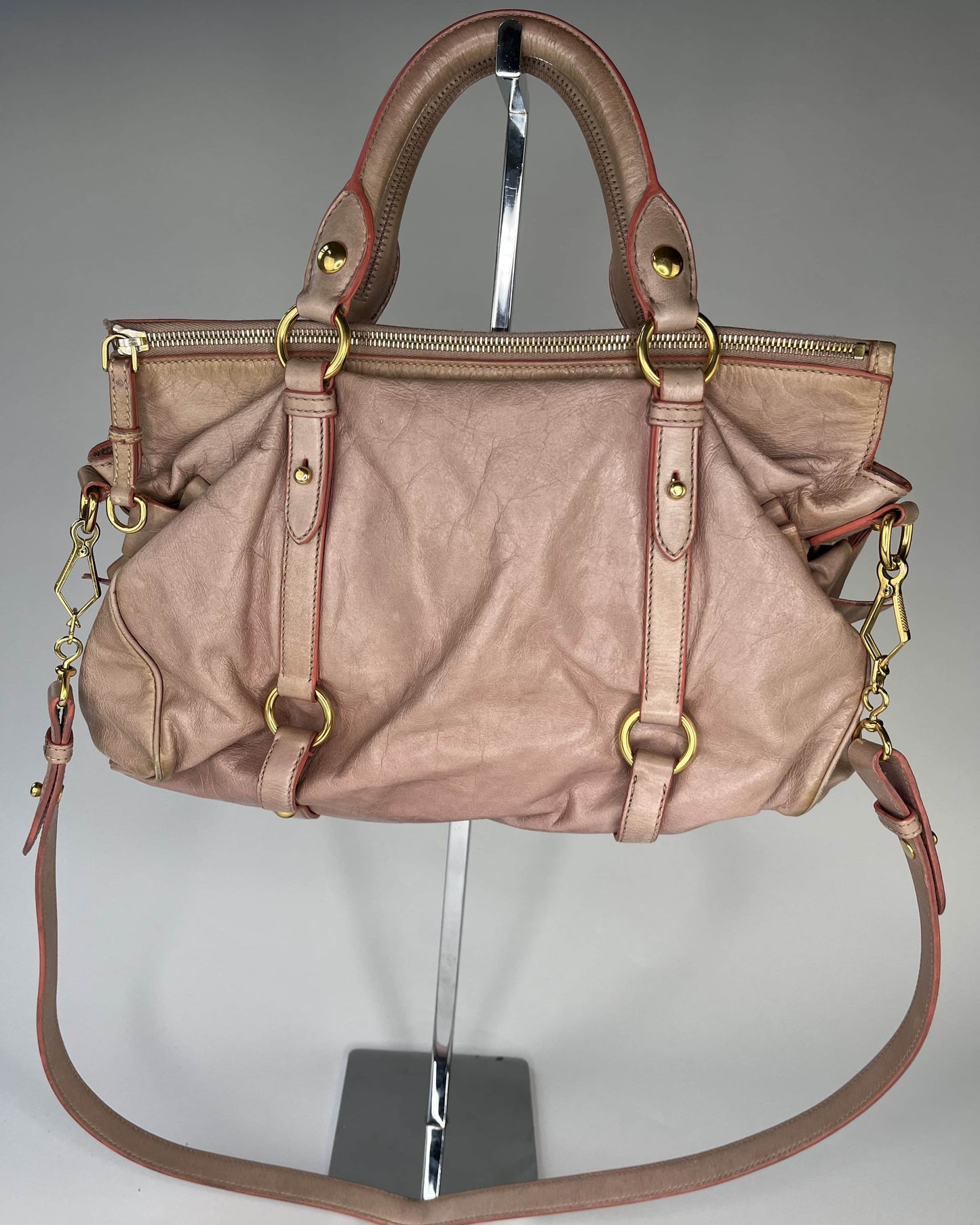Miu Miu Vitello Lux Bow Bag