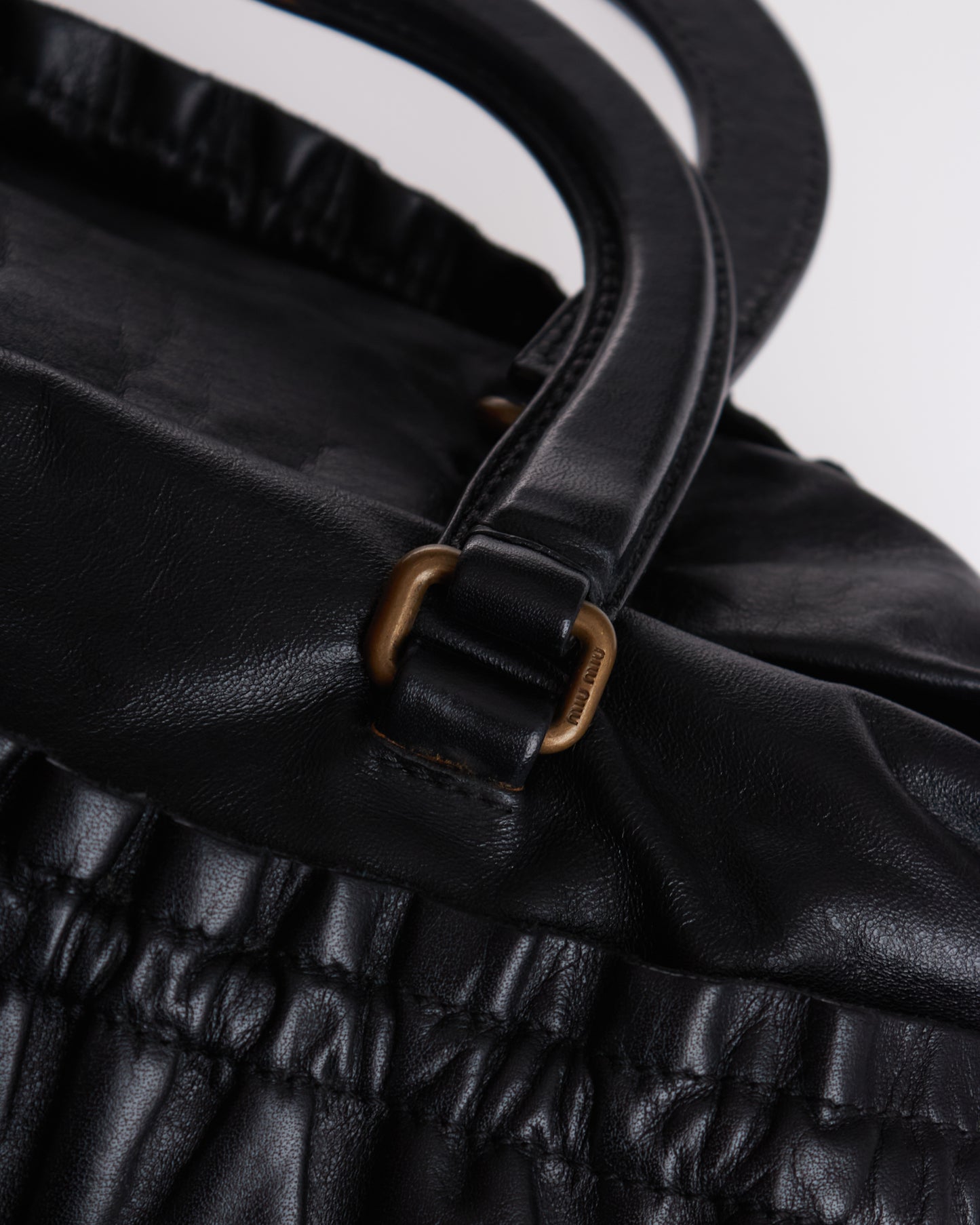 Miu Miu Leather Handle Bag