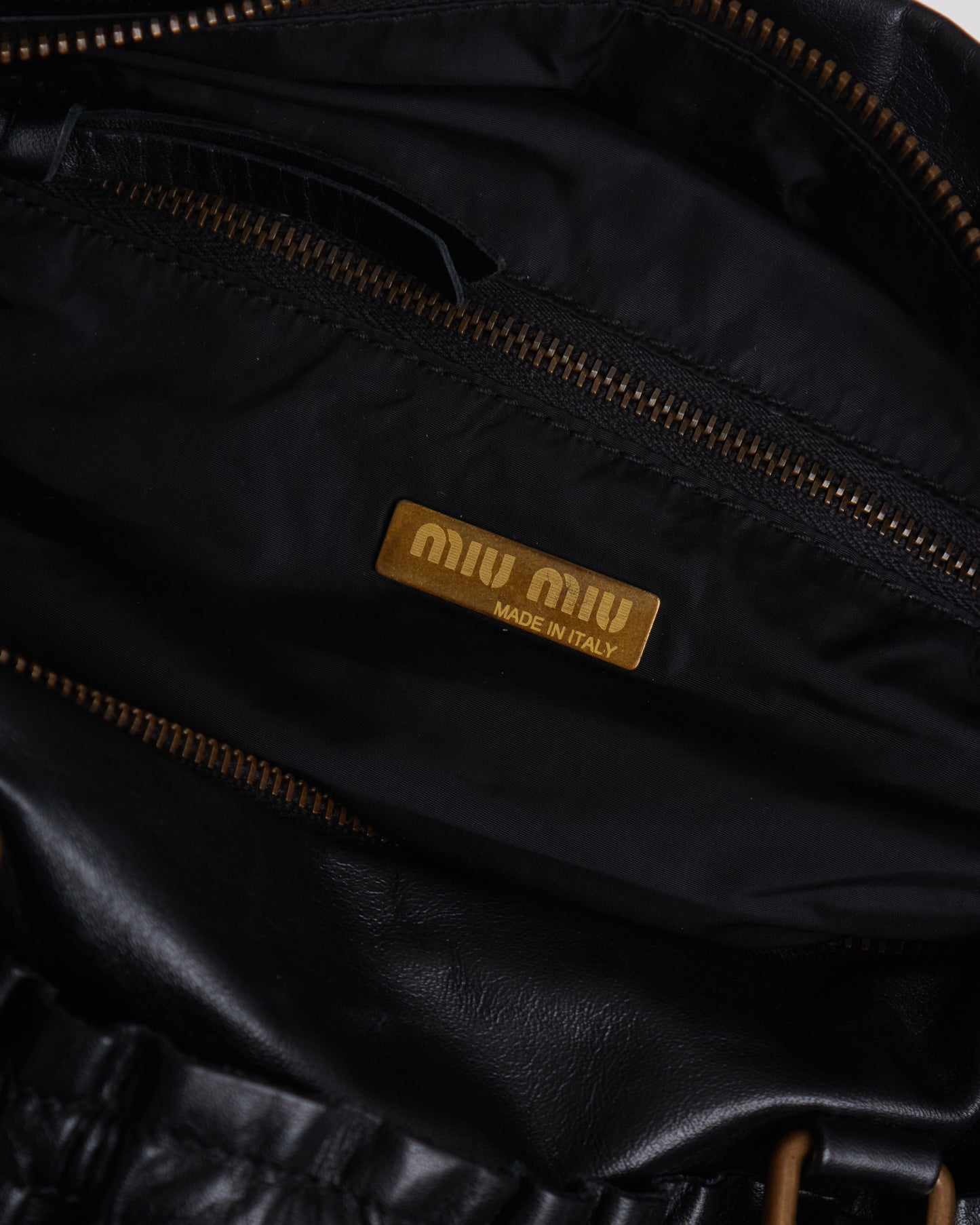 Miu Miu Leather Handle Bag