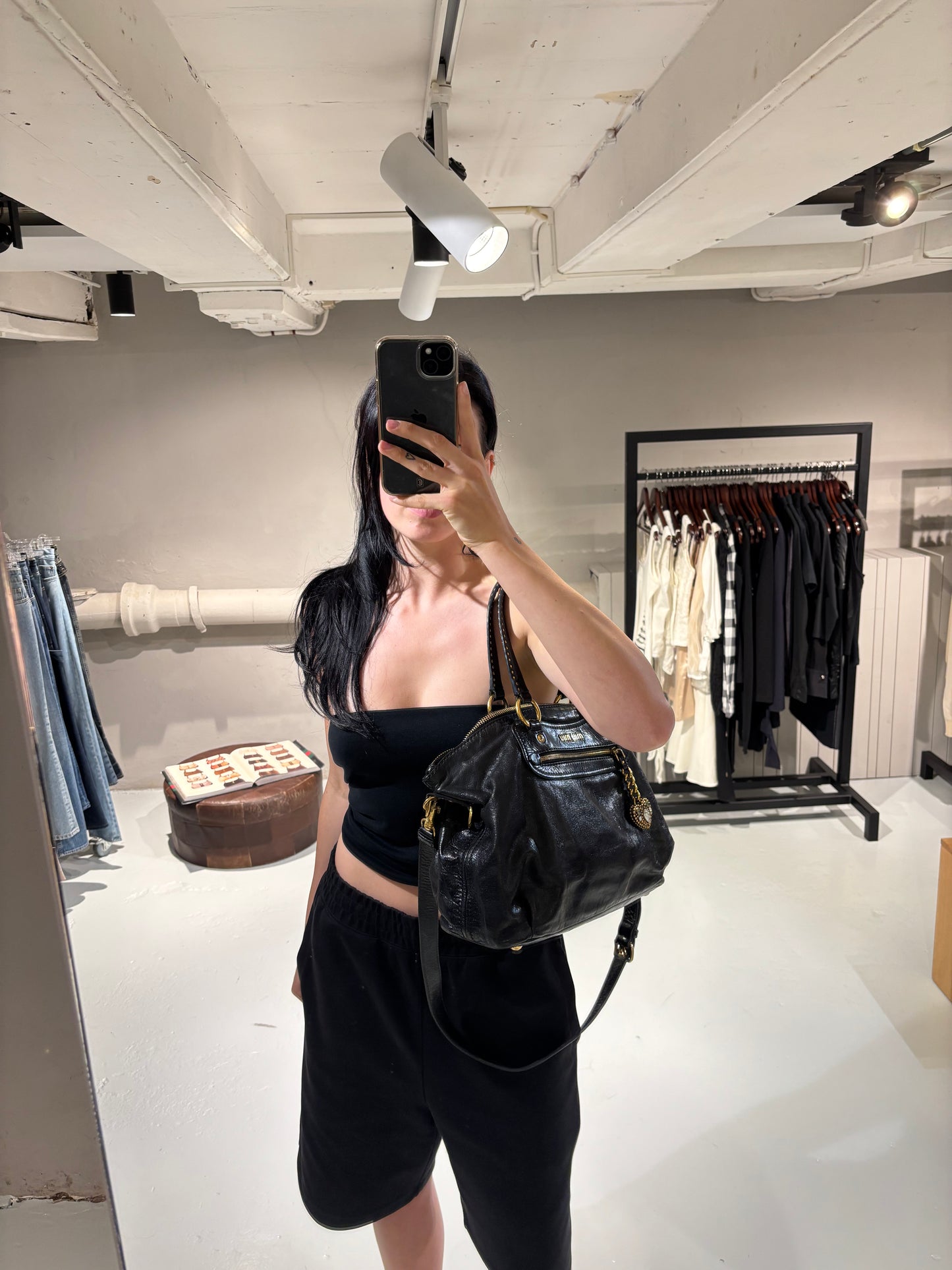 Miu Miu Leather Shoulder Bag