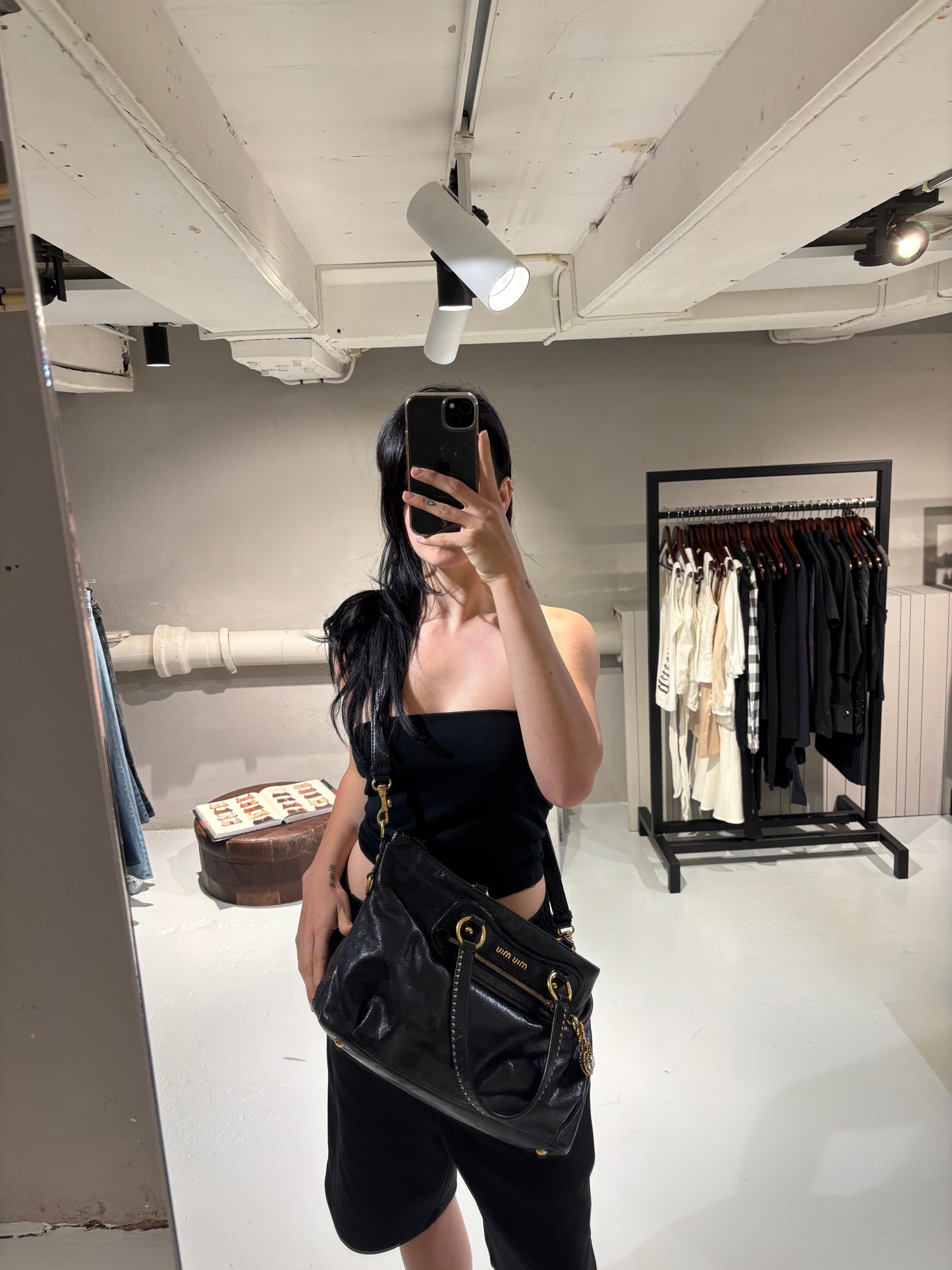 Miu Miu Leather Shoulder Bag