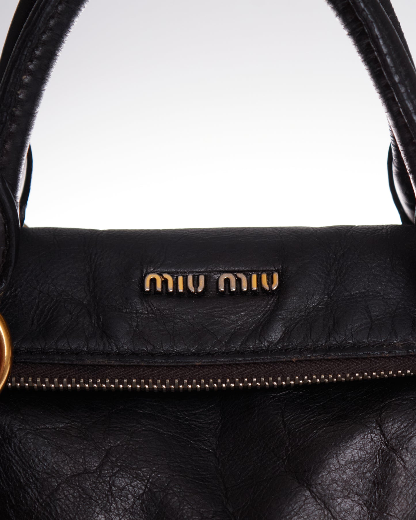 Miu Miu Vitello Lux Bow Bag Mini
