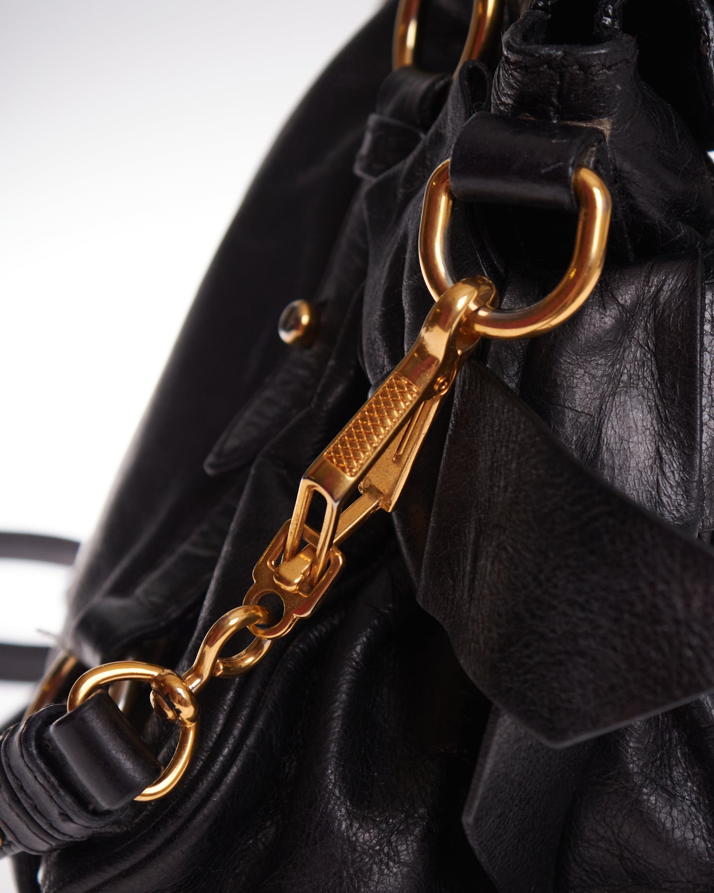 Miu Miu Vitello Lux Bow Bag Mini