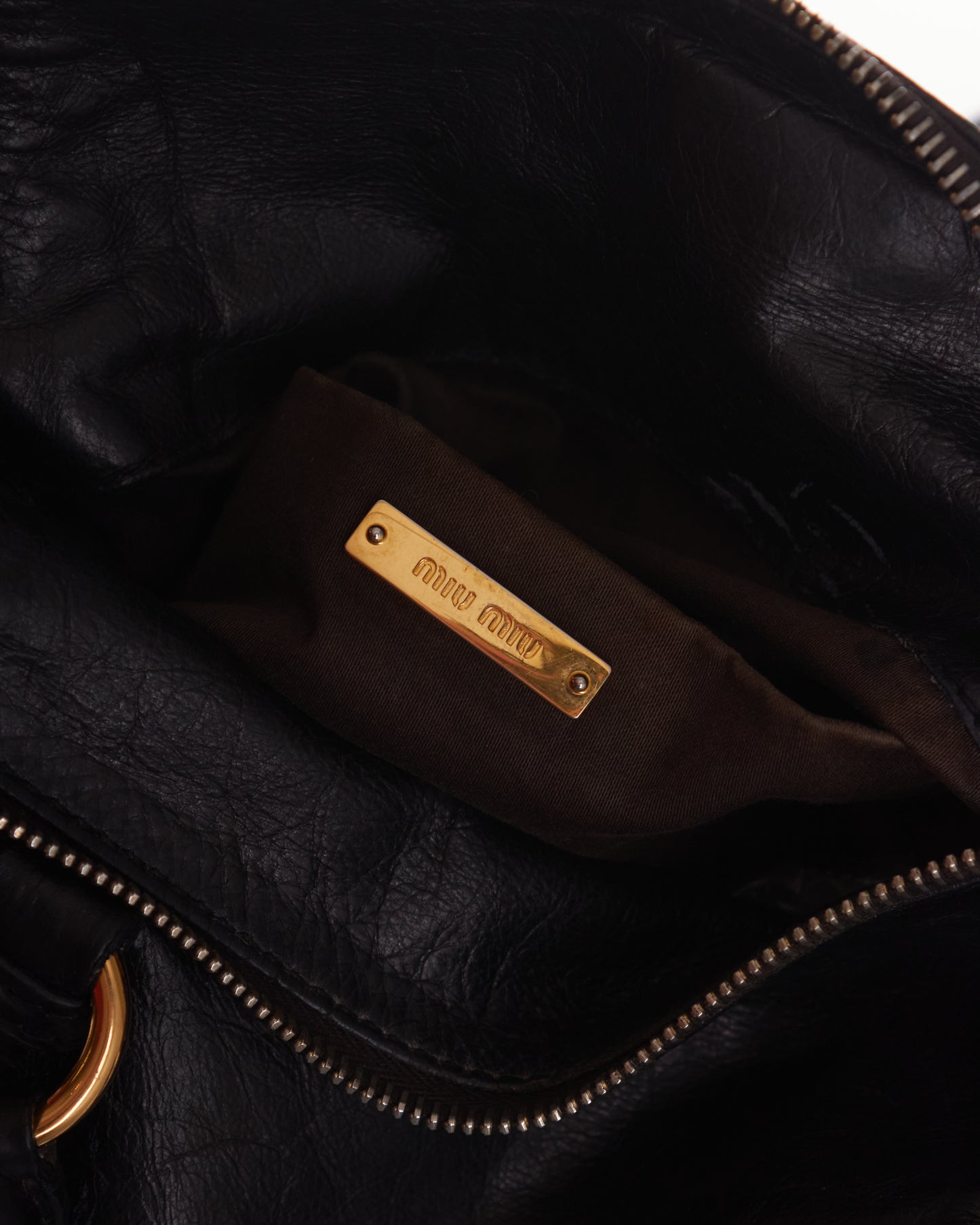 Miu Miu Vitello Lux Bow Bag Mini