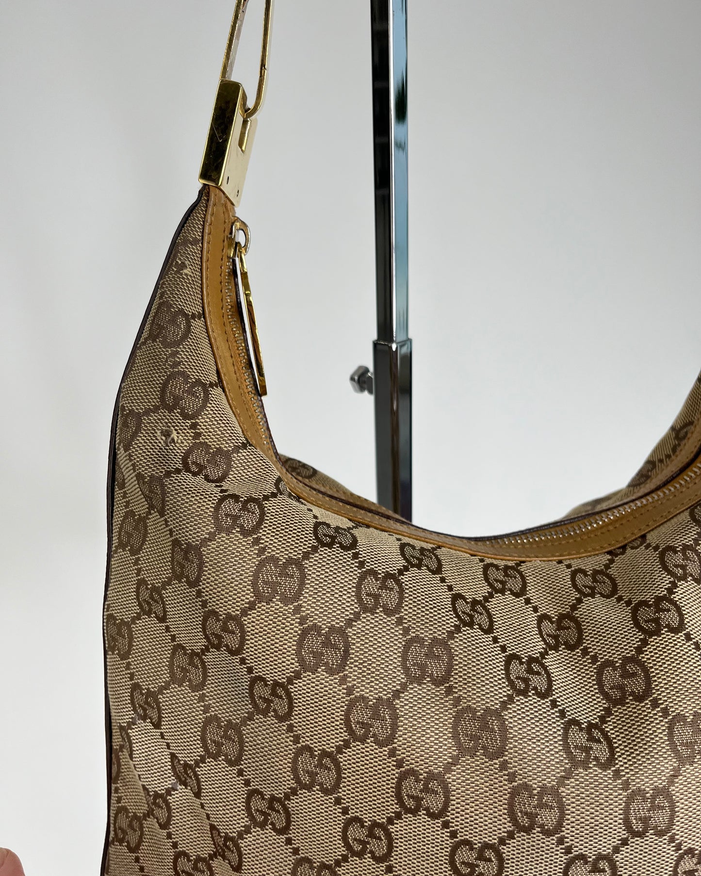 Gucci by Tom Ford GG Canvas Shoulderbag Camel