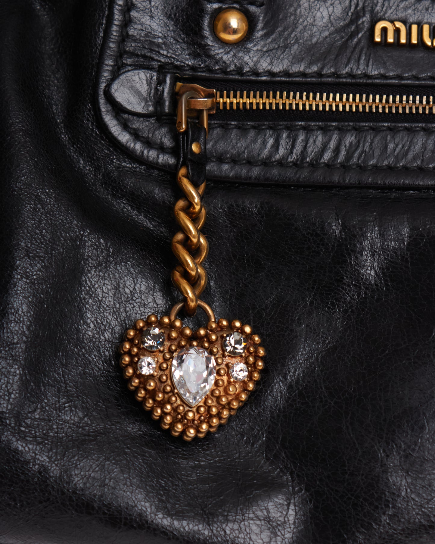 Miu Miu Leather Shoulder Bag