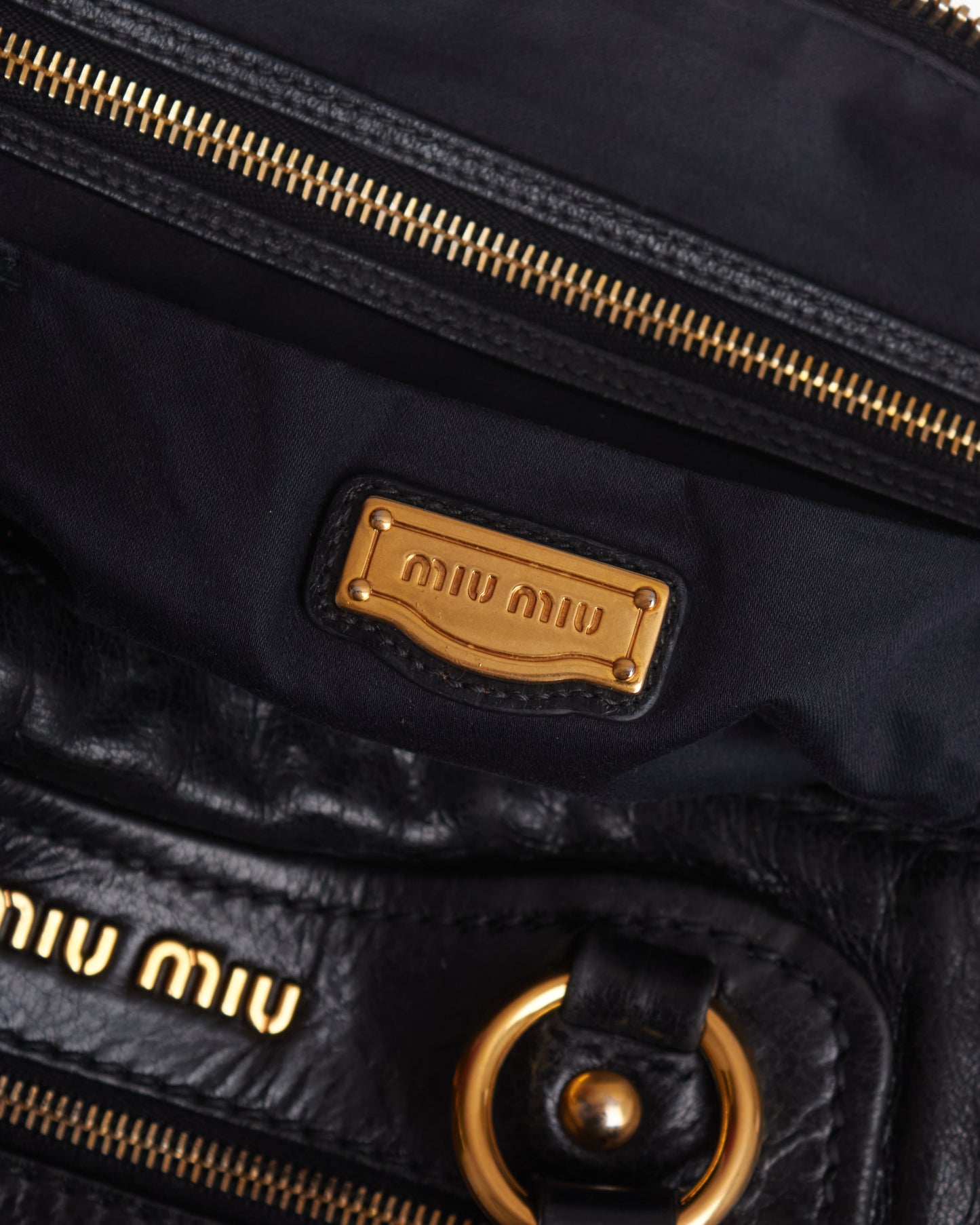Miu Miu Leather Shoulder Bag