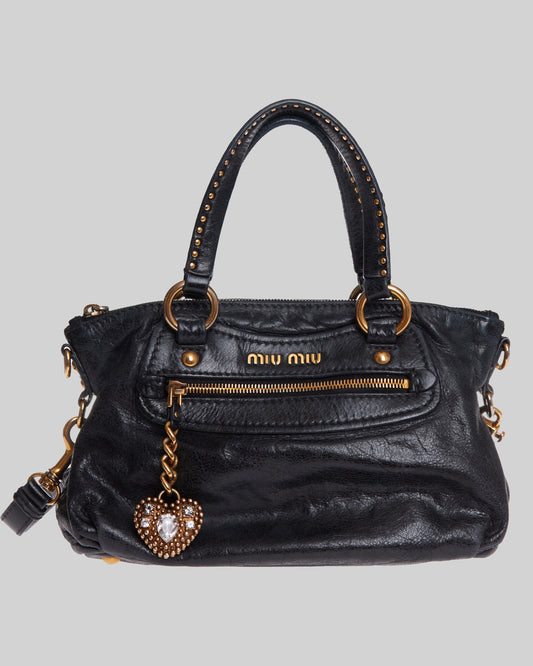 Miu Miu Leather Shoulder Bag Mini