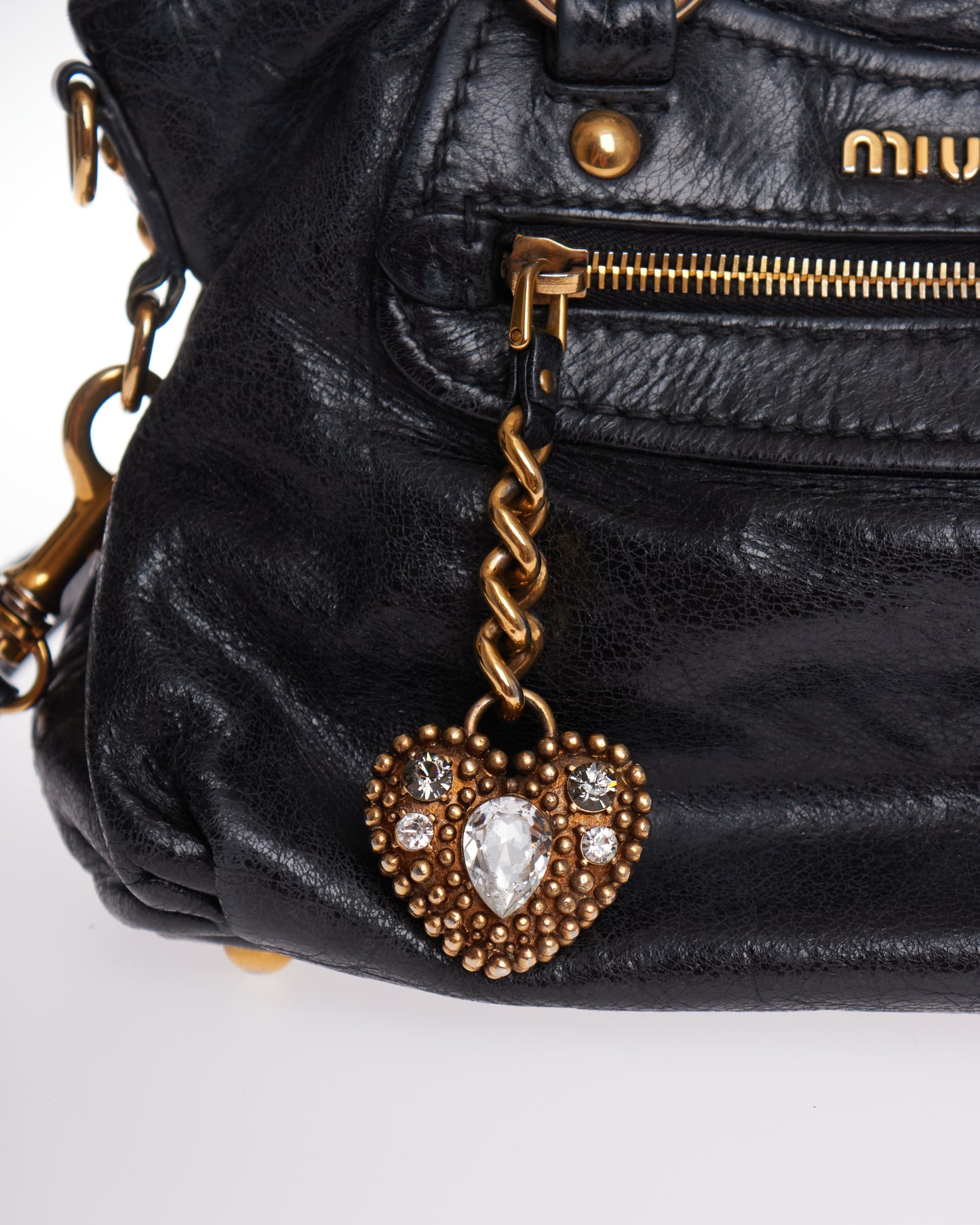 Miu Miu Leather Shoulder Bag Mini