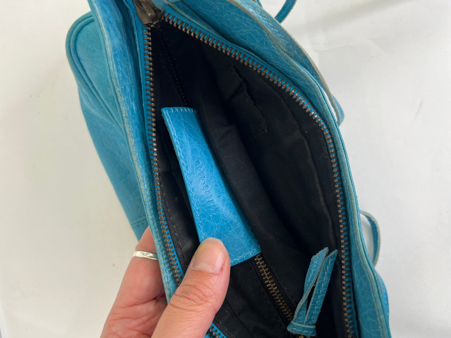 Balenciaga Crossbody Hip Bag Azure