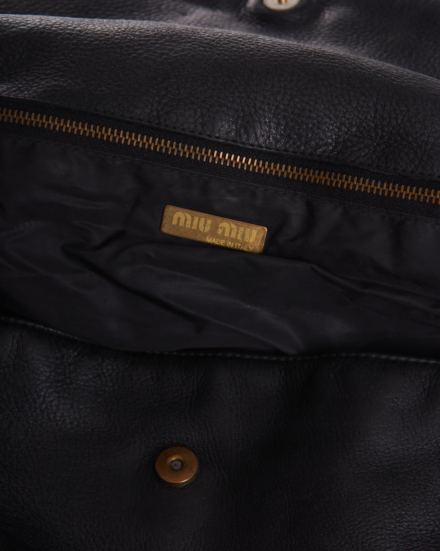 Miu Miu Leather Shoulderbag
