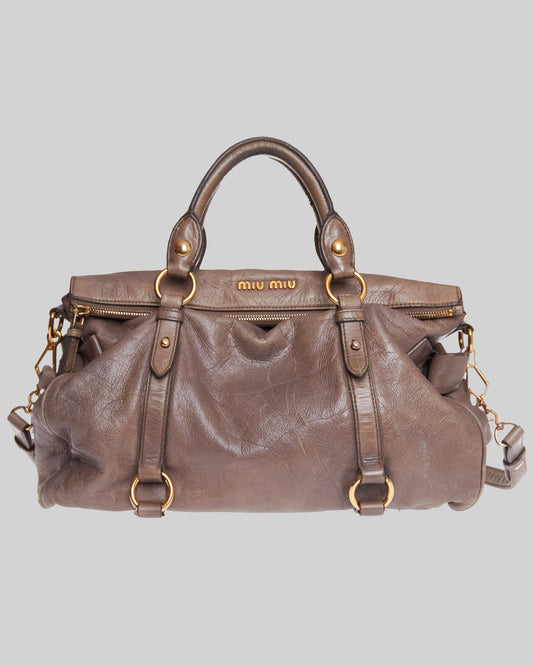 Miu Miu Vitello Lux Bow Bag