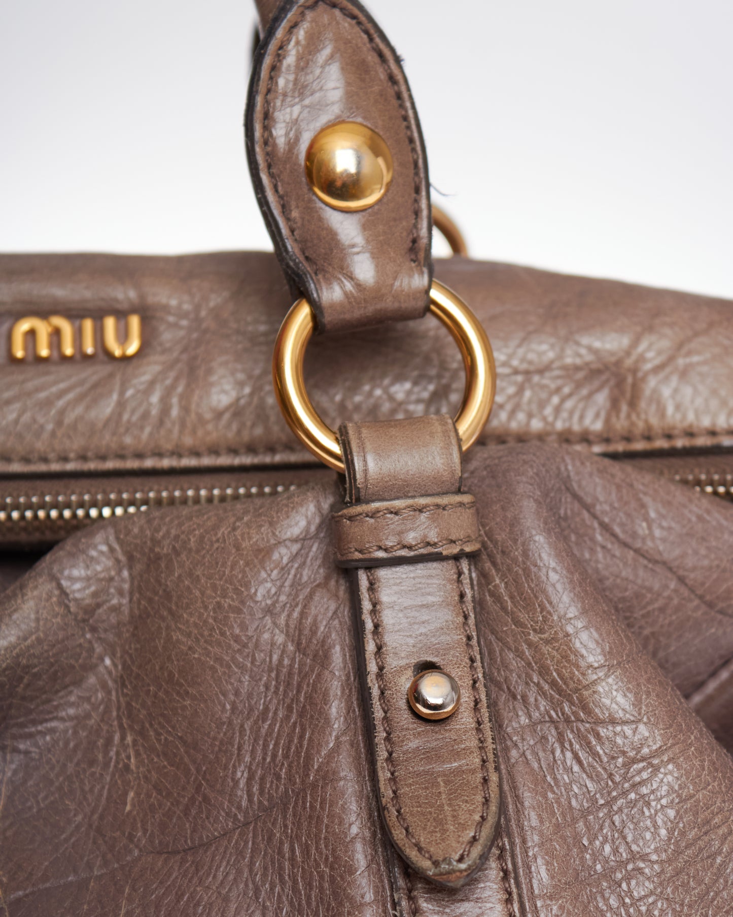 Miu Miu Vitello Lux Bow Bag