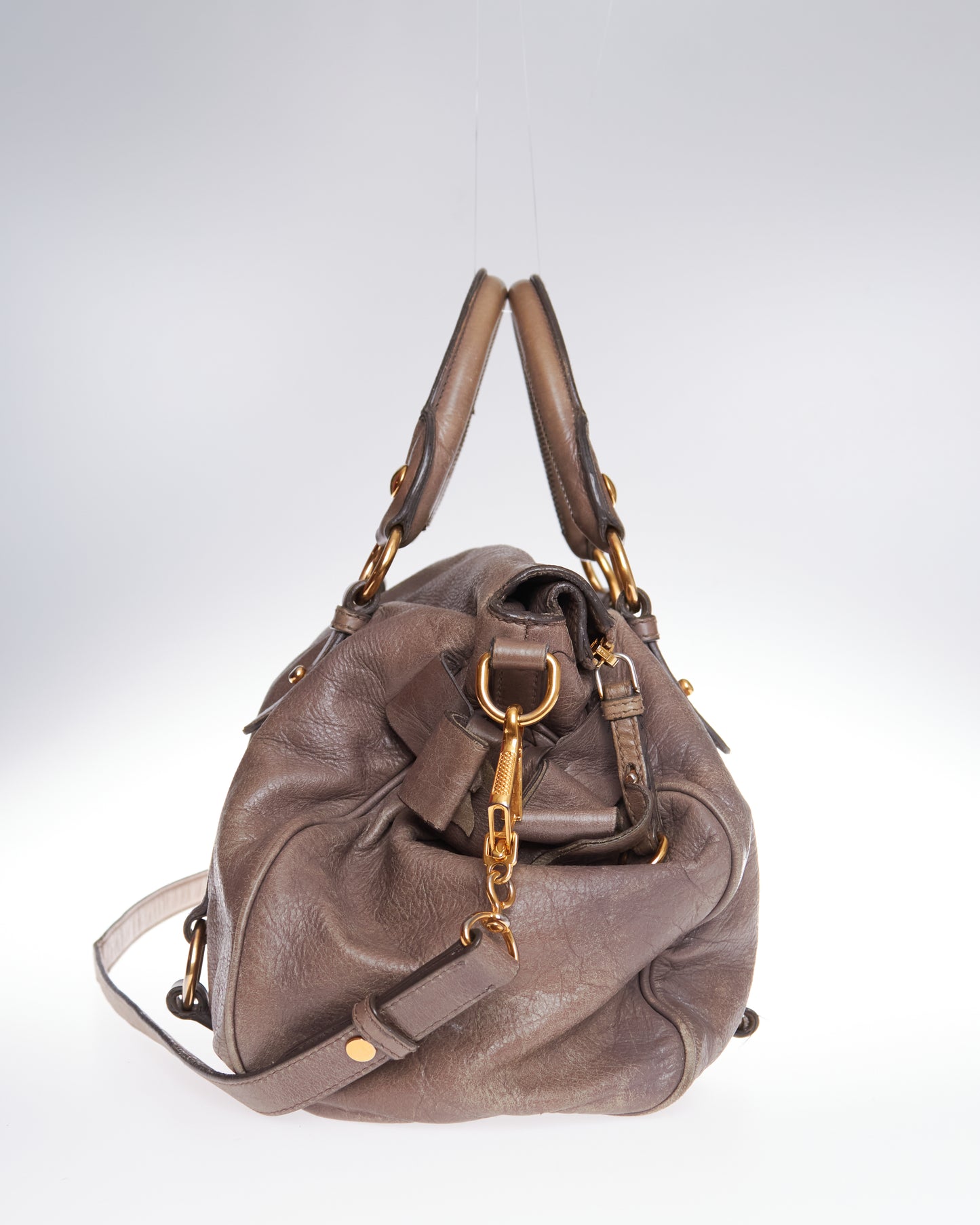 Miu Miu Vitello Lux Bow Bag