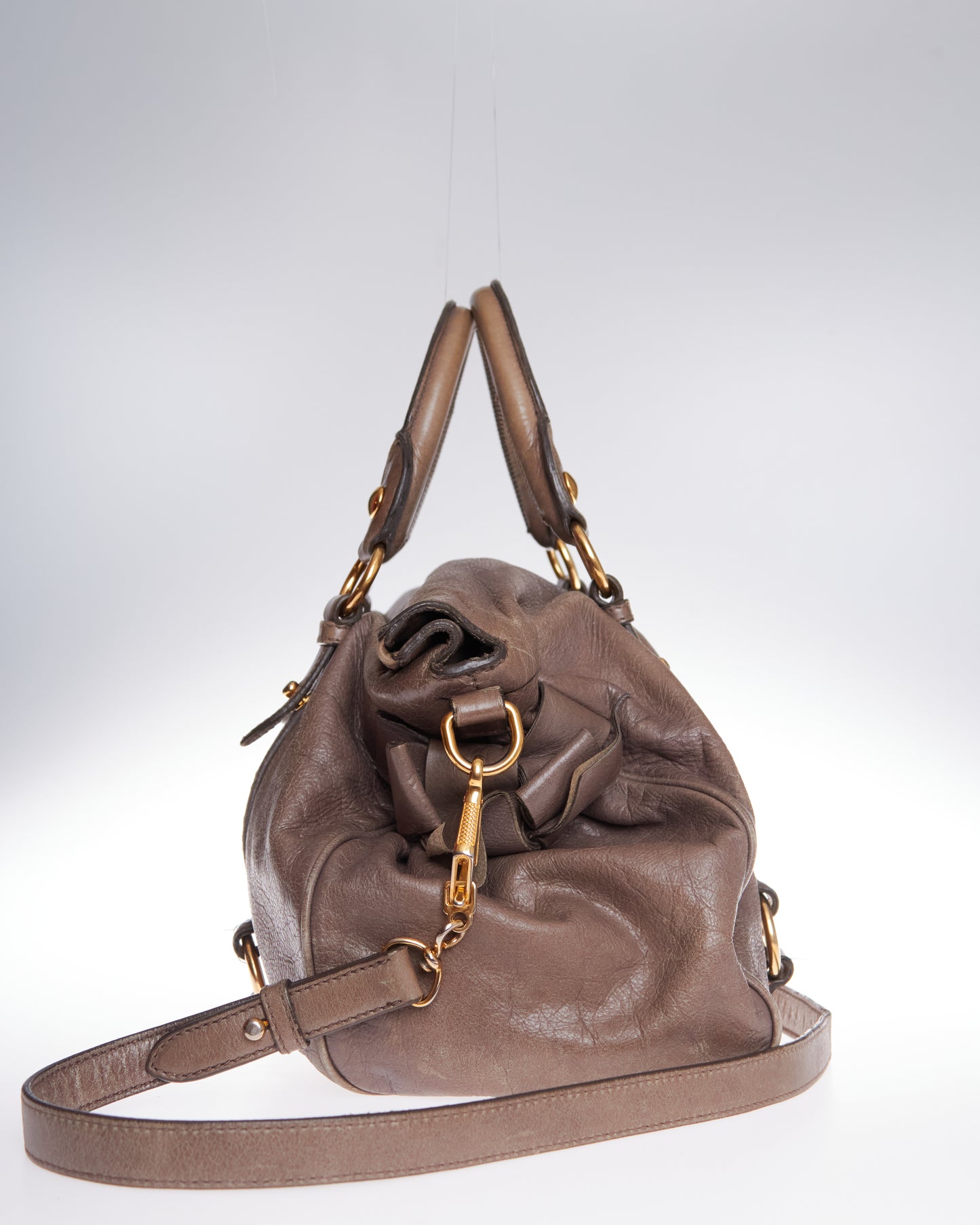 Miu Miu Vitello Lux Bow Bag