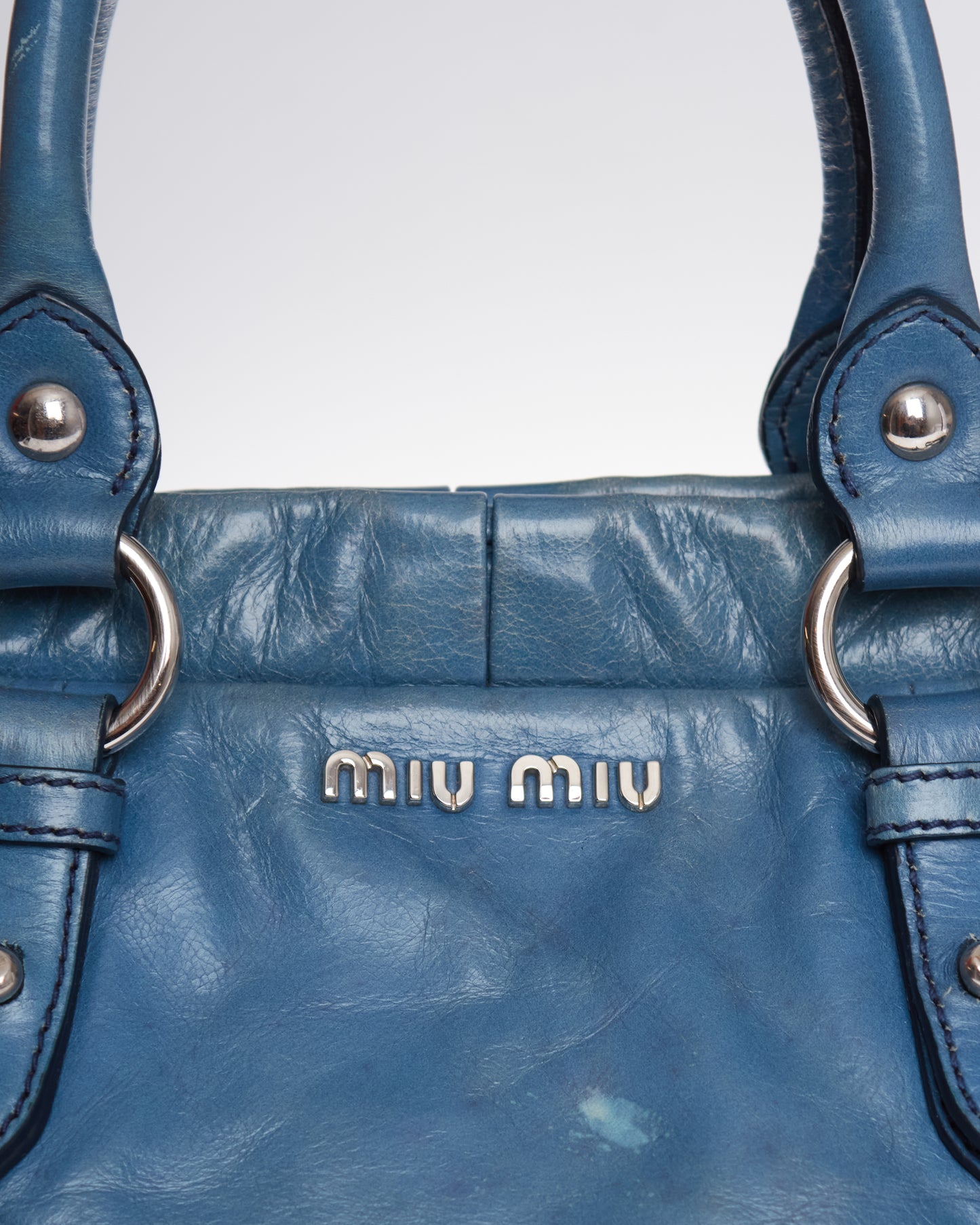 Miu Miu Vitello Lux Bow Bag Mini