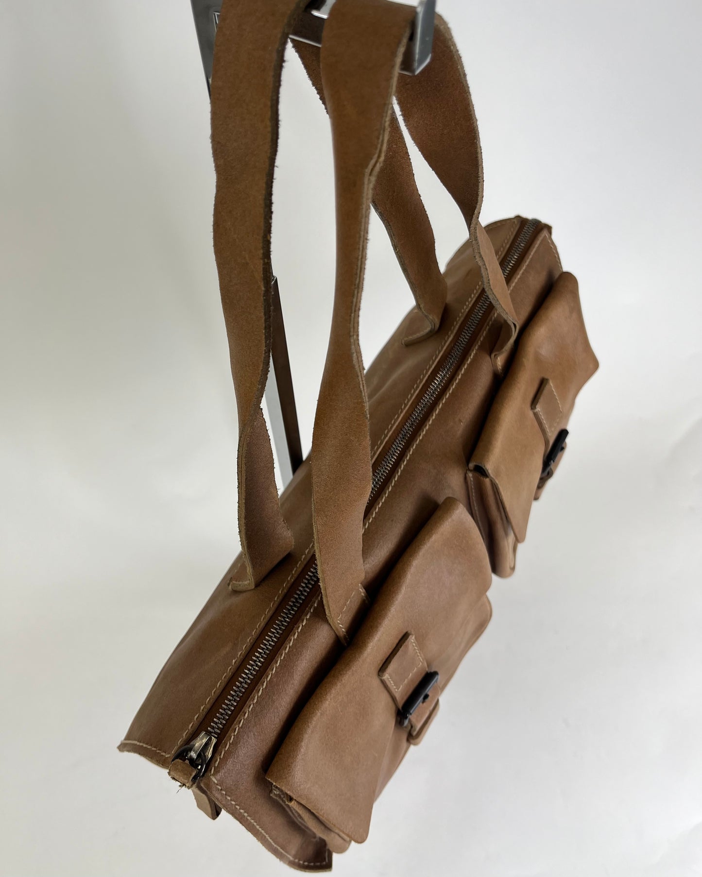 Miu Miu 1990’s Archive Leather Brown Pocket Bag