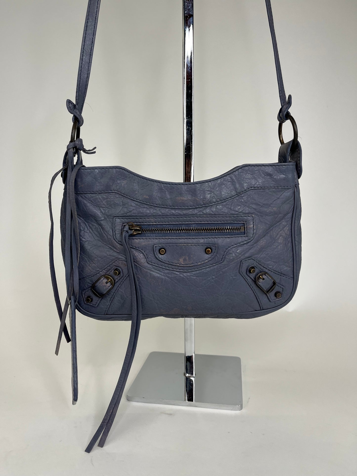 Balenciaga Crossbody Hip Bag Lilac