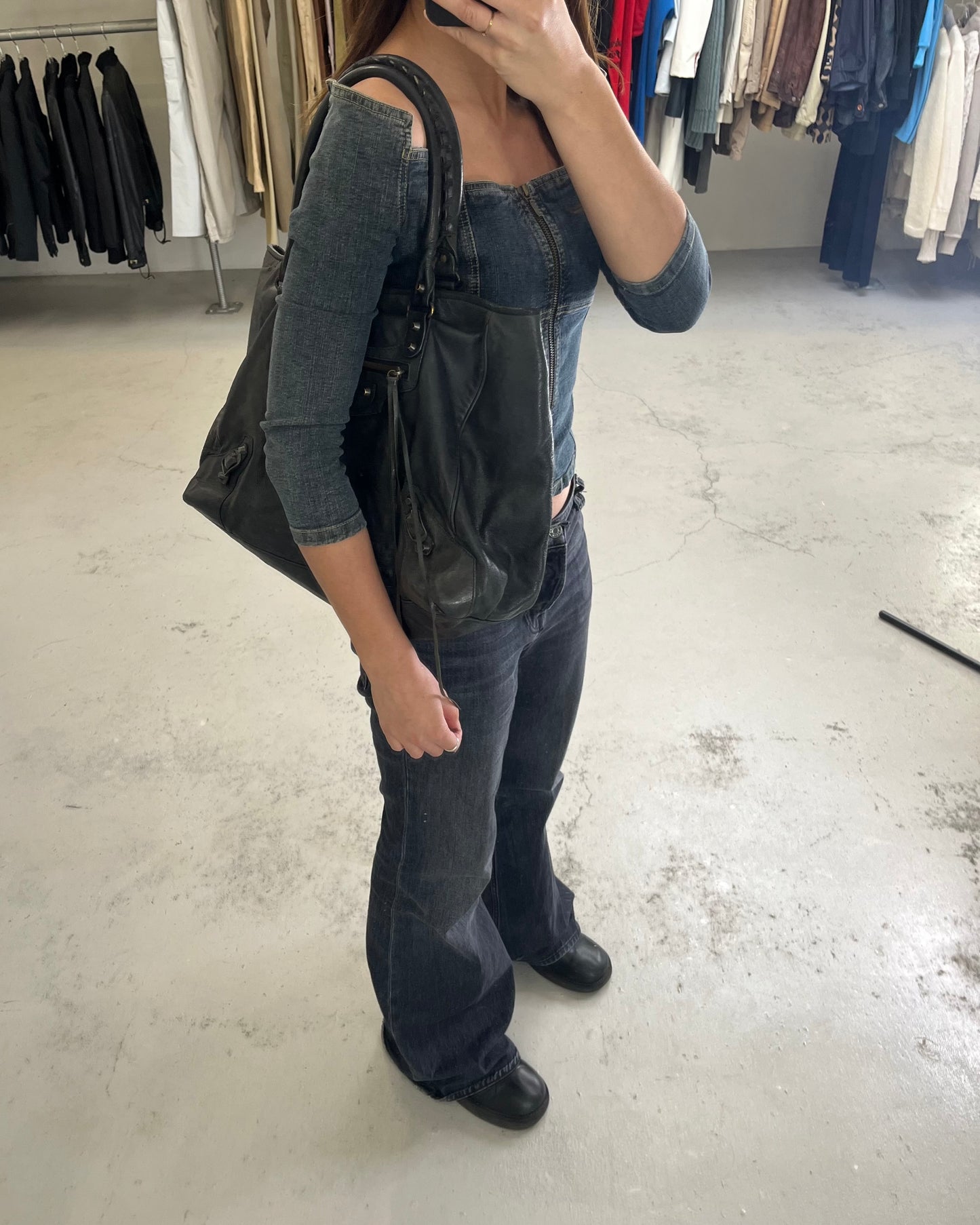 Balenciaga The Giant Tote Bag Black