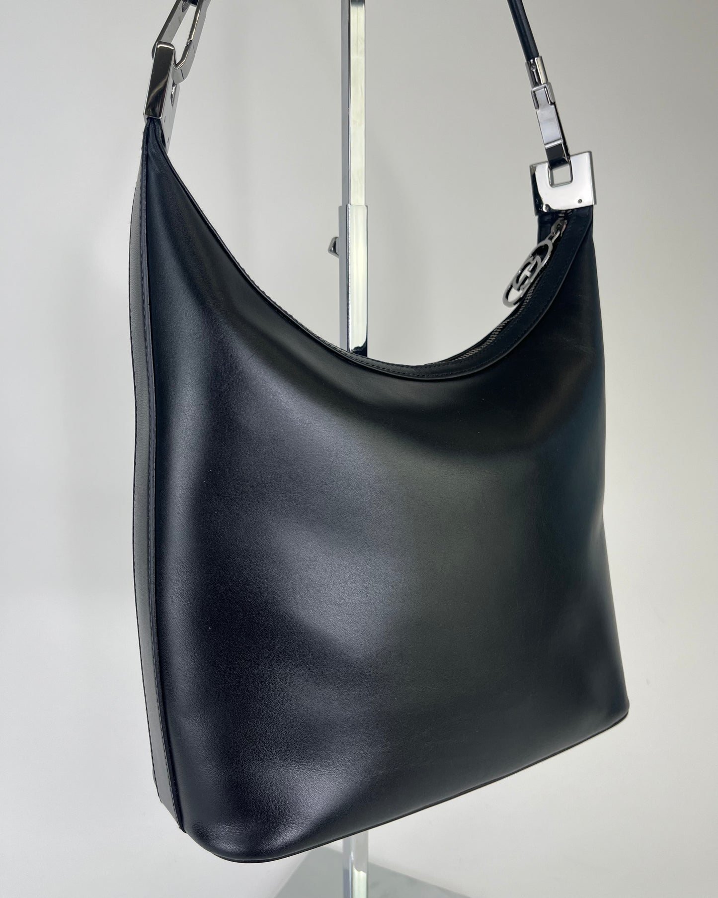 Gucci by Tom Ford Black Leather Shoulderbag