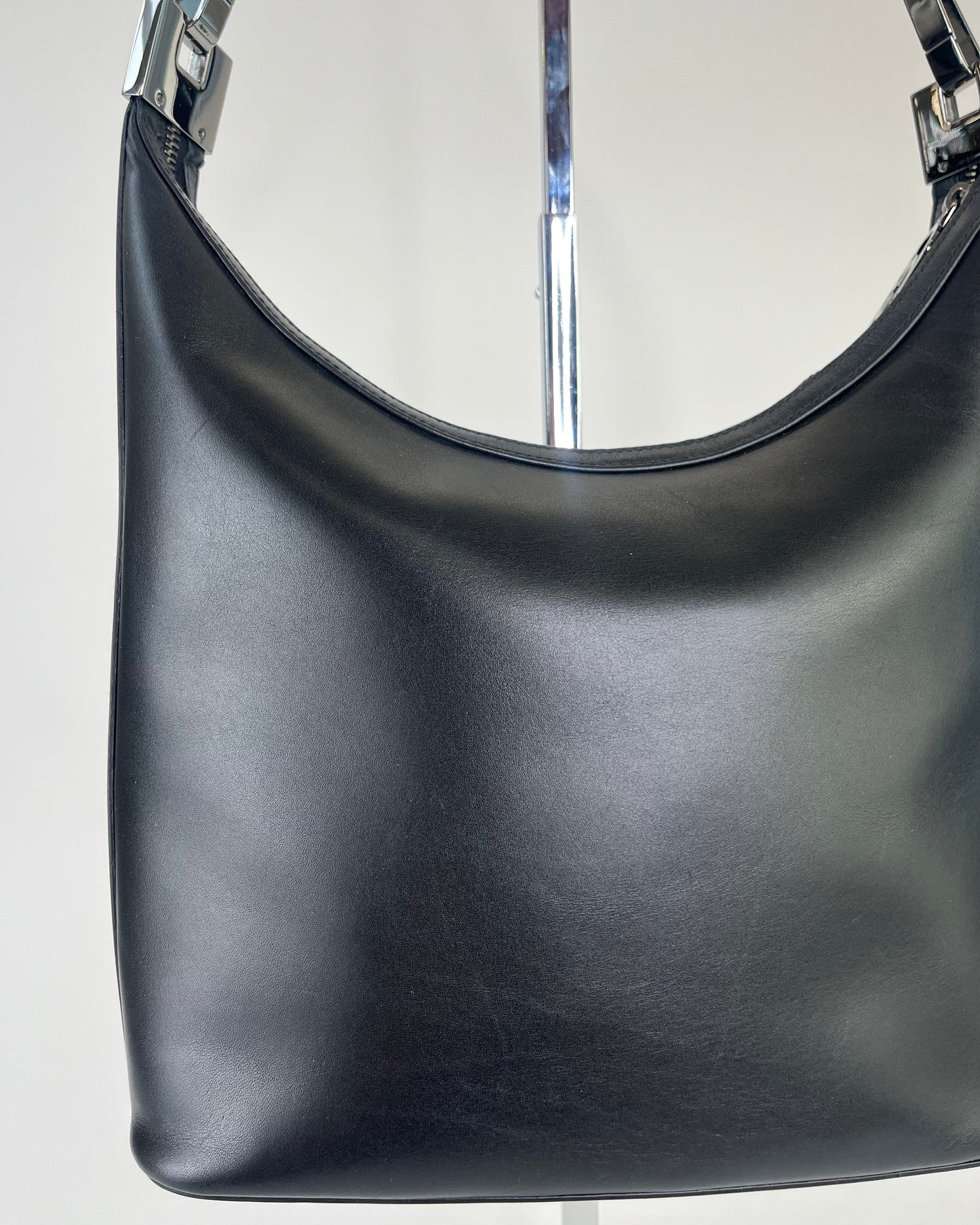 Gucci by Tom Ford Black Leather Shoulderbag